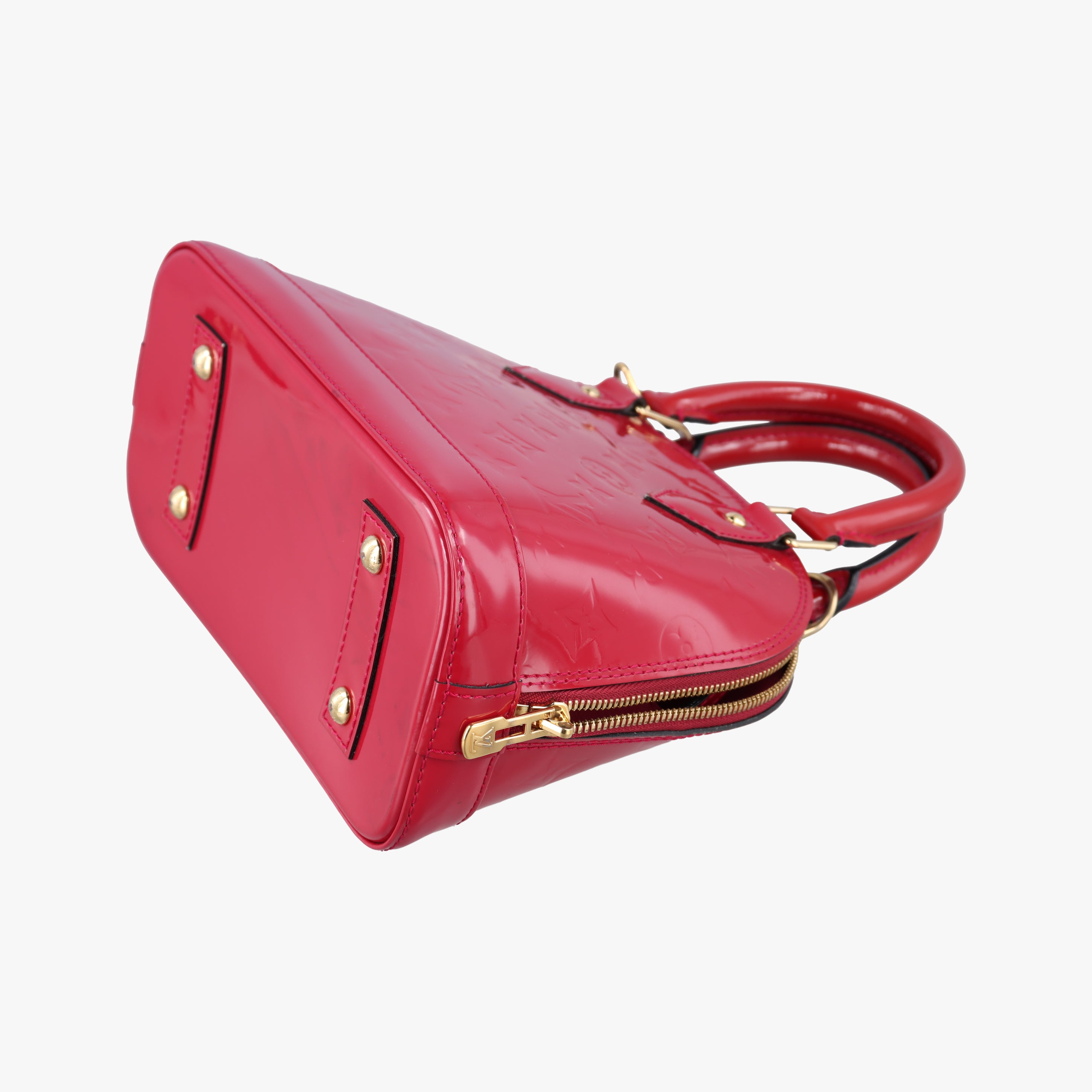 Secondhand Louis Vuitton Alma BB CERISE Vernis M90174 shoulderbag | stylenewstar