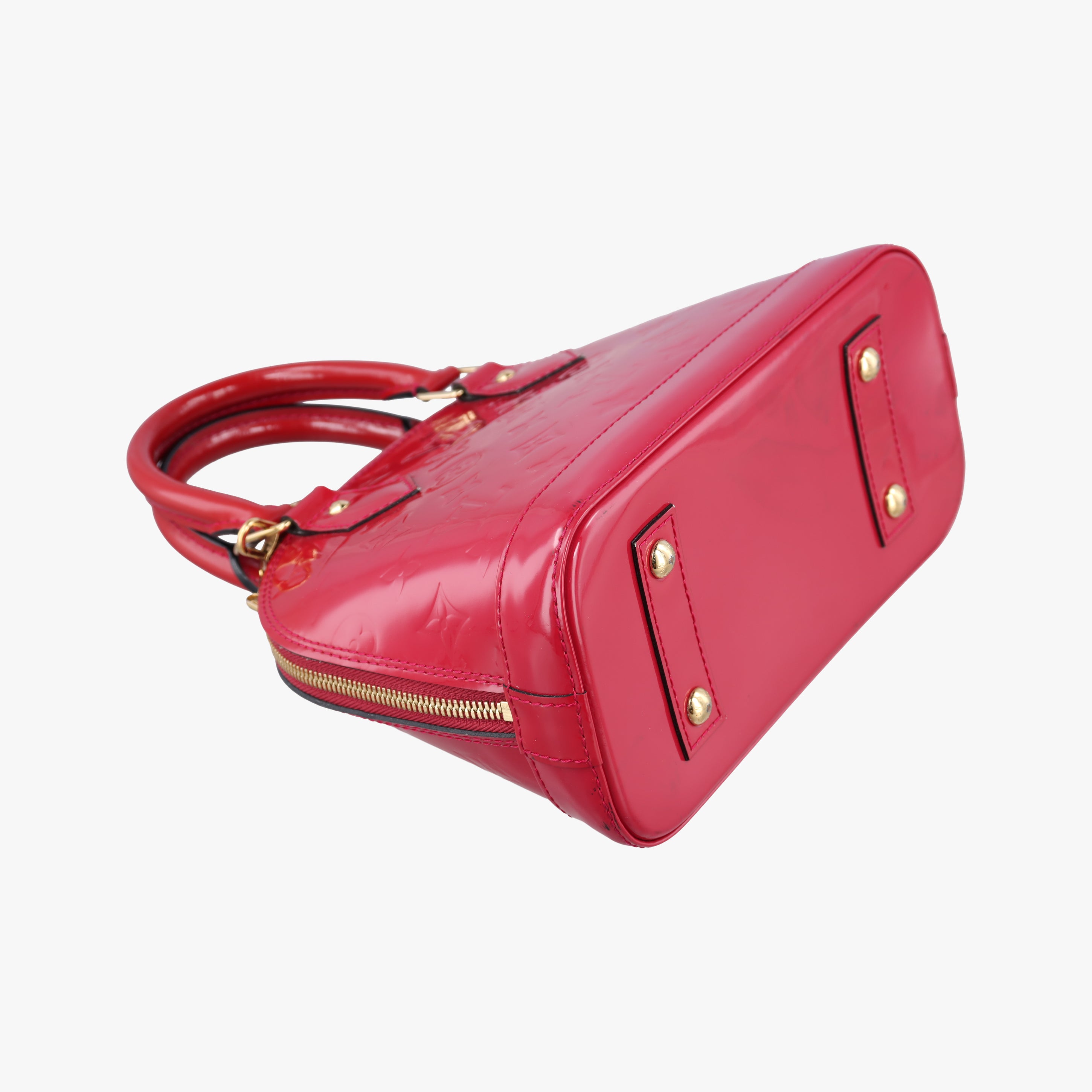 Secondhand Louis Vuitton Alma BB CERISE Vernis M90174 shoulderbag | stylenewstar