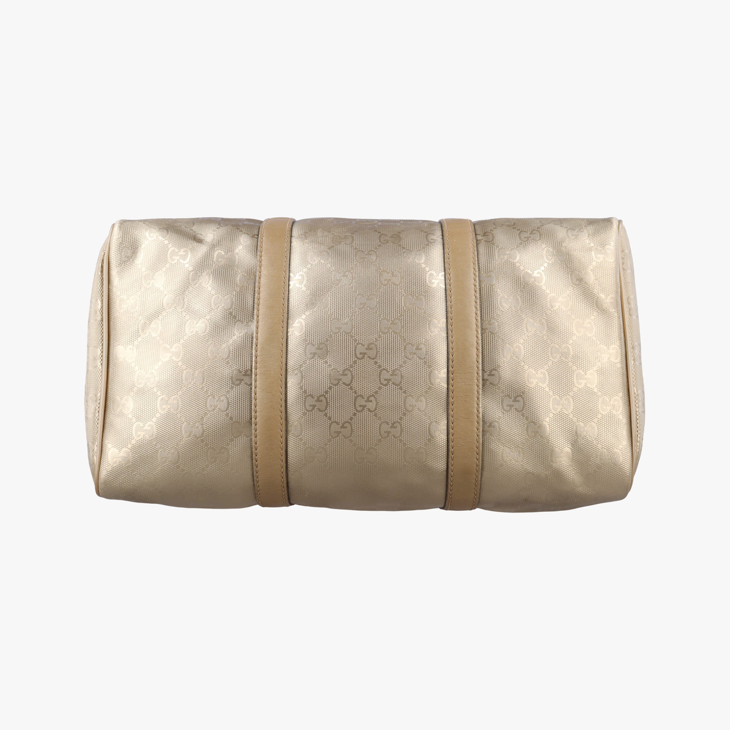 Pre-owned Gucci GG plus Spring Joy GG Supreme Golden PVC coated canvas 193603 handbag | stylenewstar