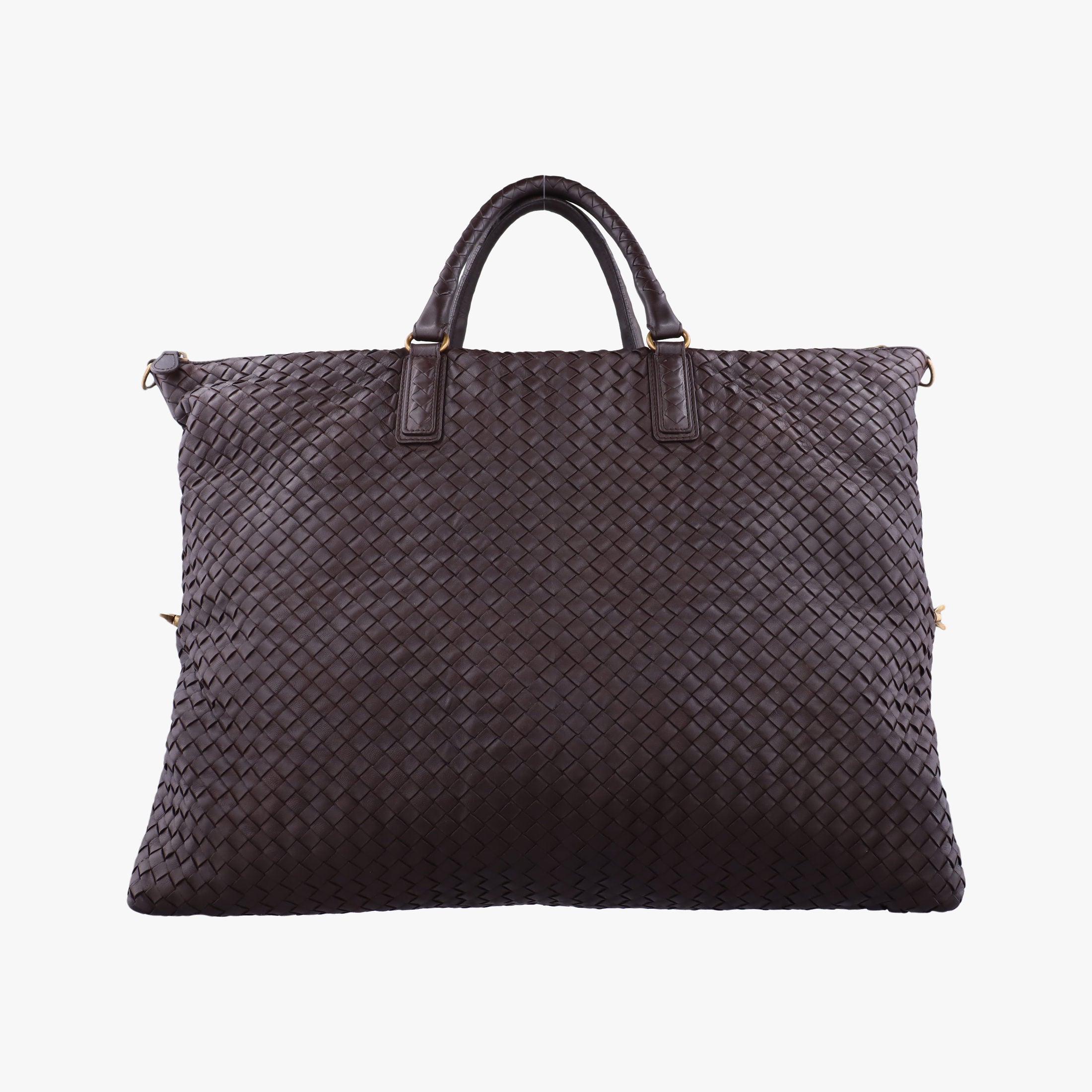 Secondhand Bottega Veneta Intrecciato Brown lambskin  handbag | stylenewstar