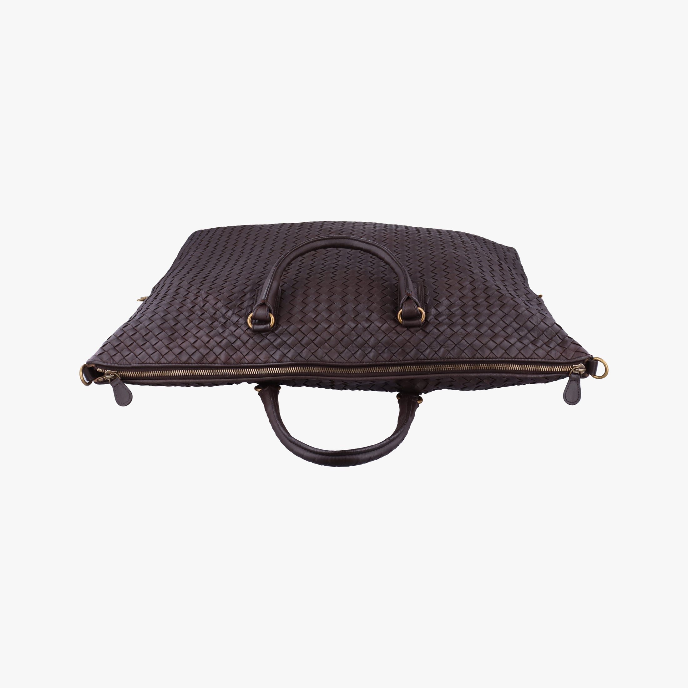 Secondhand Bottega Veneta Intrecciato Brown lambskin  handbag | stylenewstar