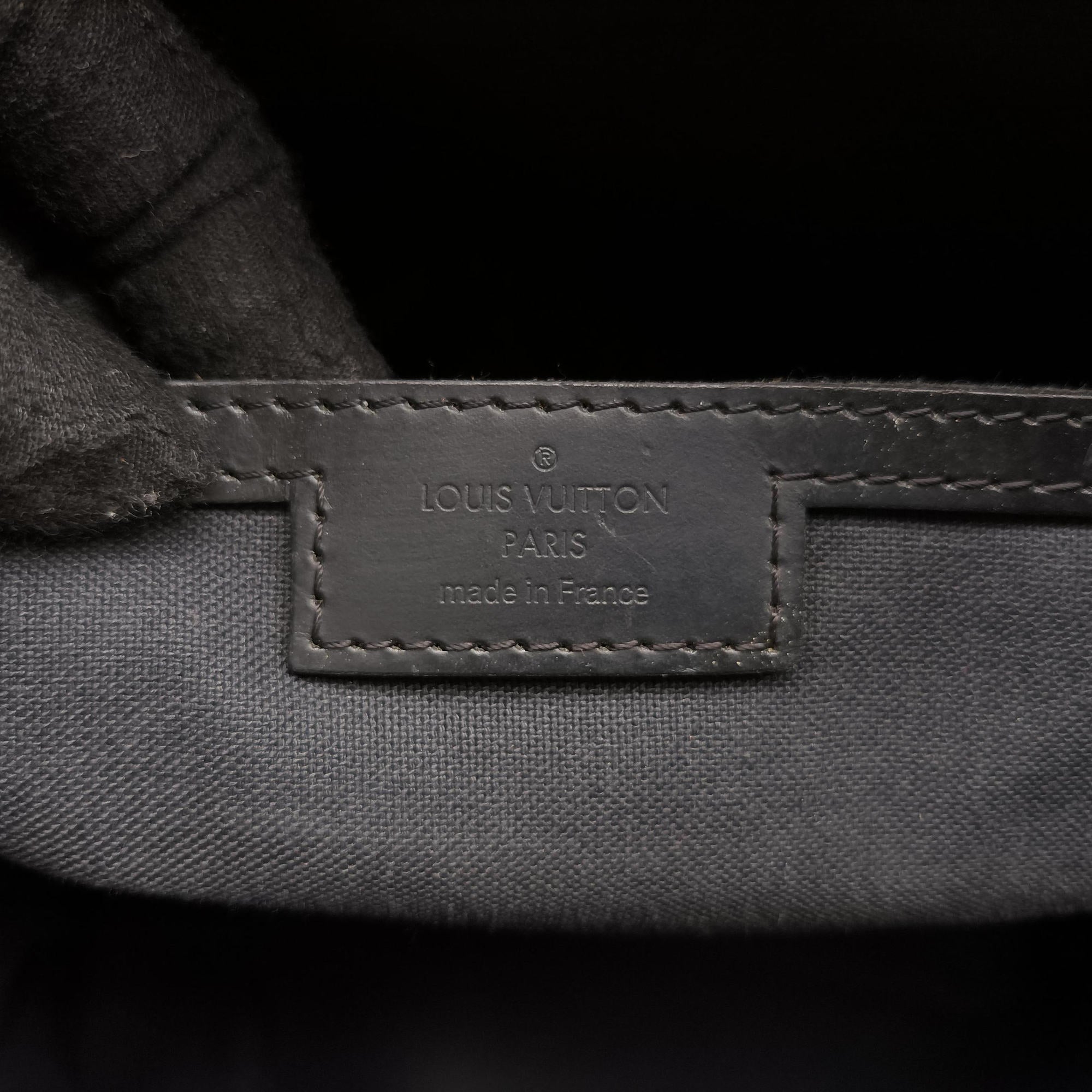 Secondhand Louis Vuitton Tadao Graphite Damier Graphite N41259 handbag | stylenewstar