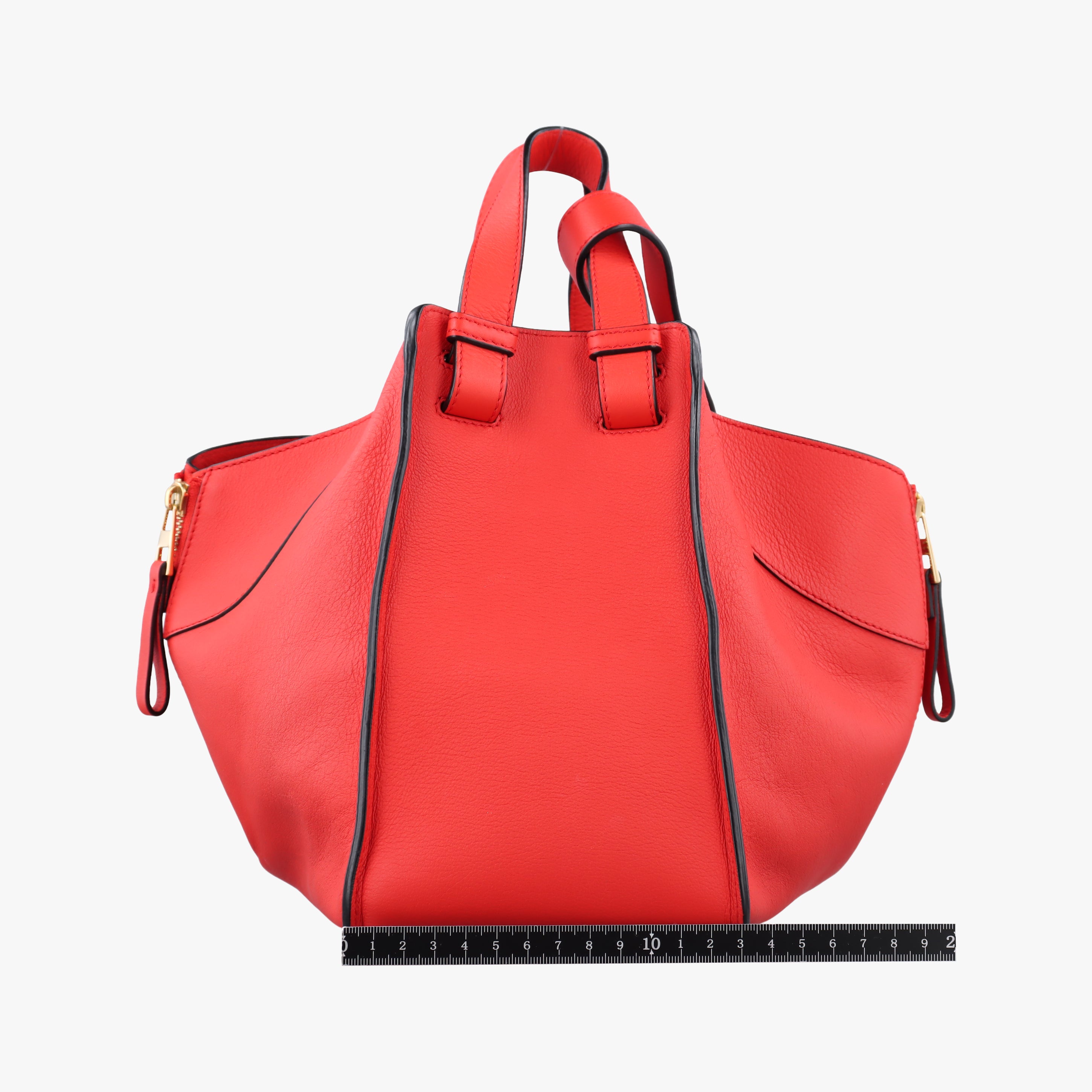 Pre-owned Loewe Hammock Red Leather  shoulderbag | stylenewstar