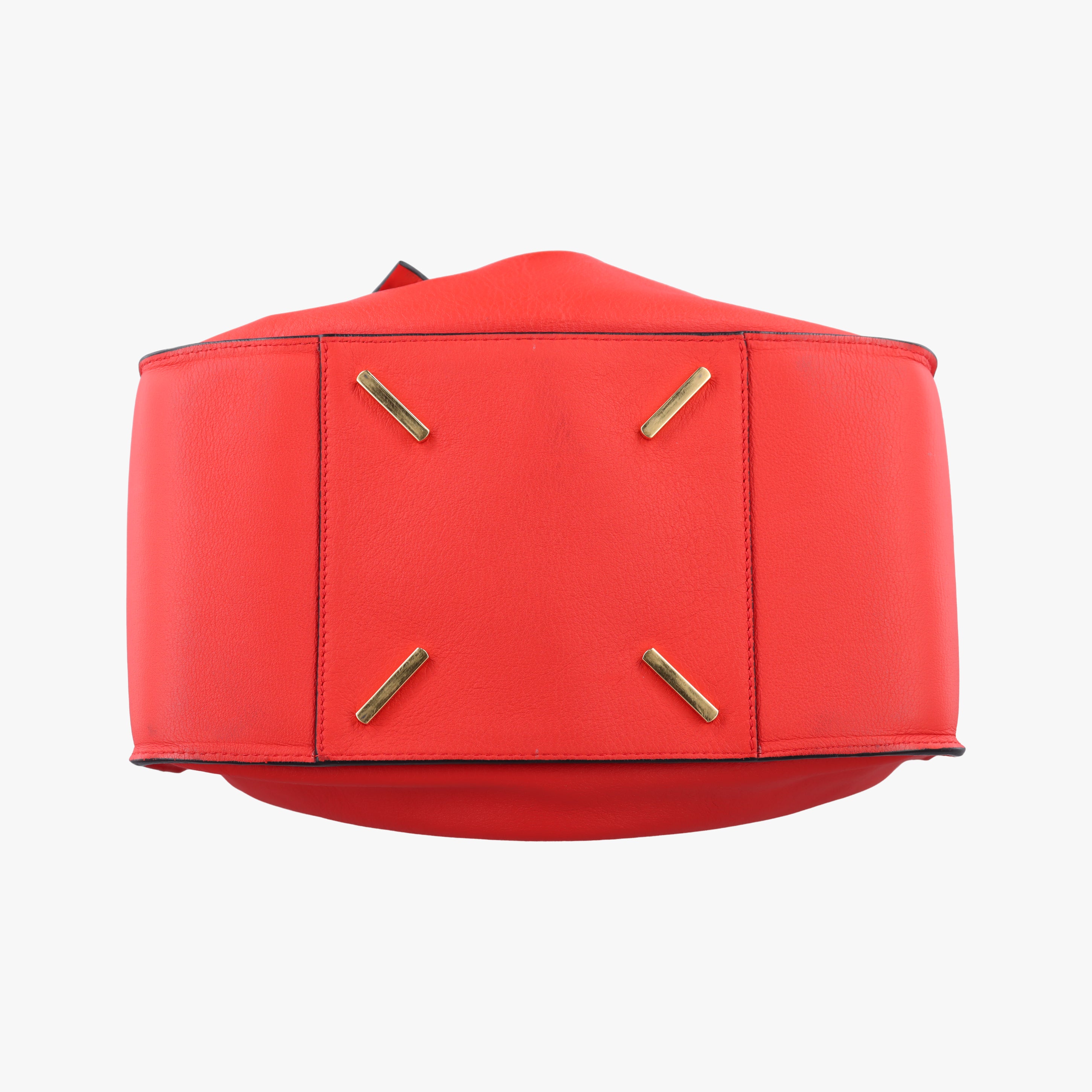 Pre-owned Loewe Hammock Red Leather  shoulderbag | stylenewstar