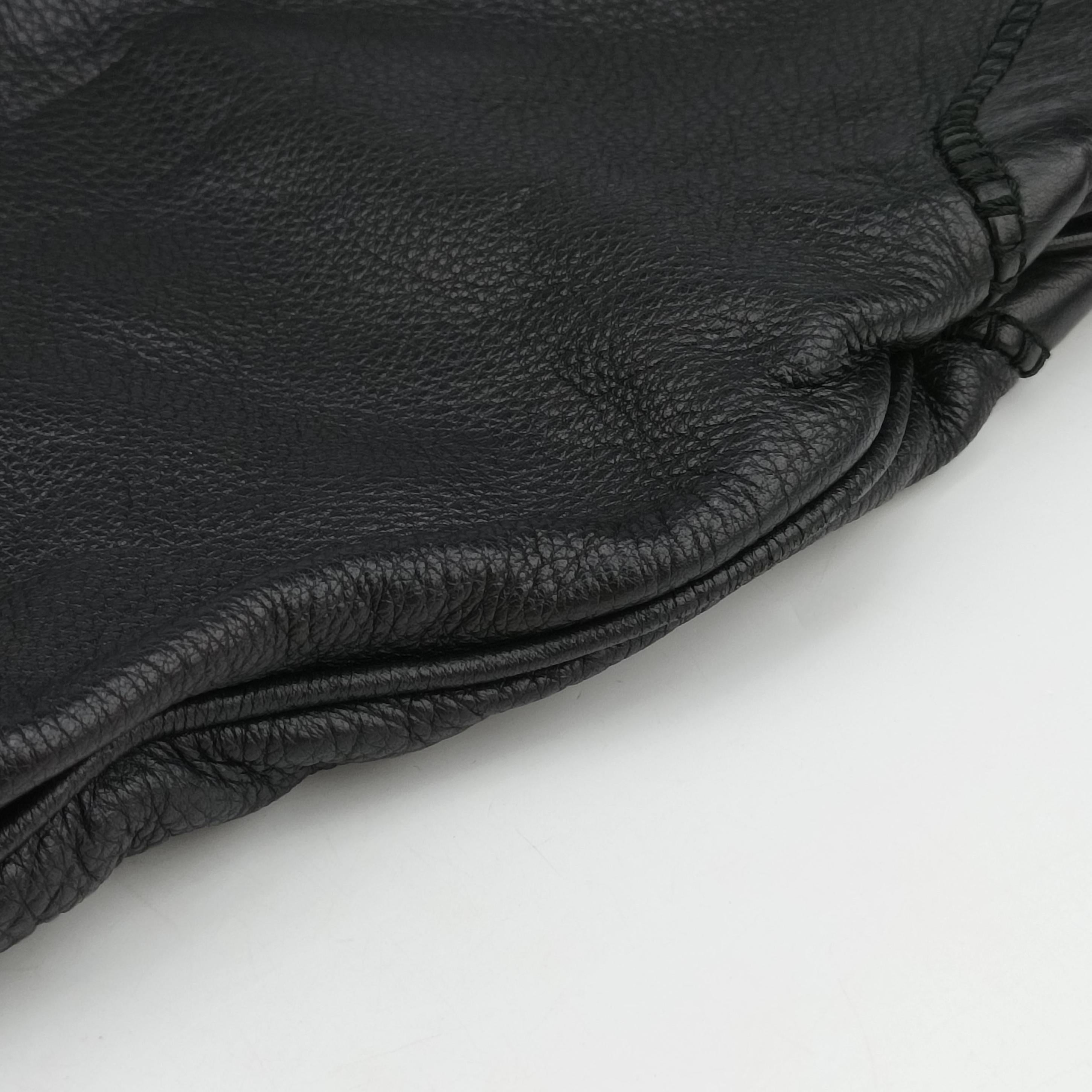 Vintage Gucci New Jackie Black Leather 223929 shoulderbag | stylenewstar