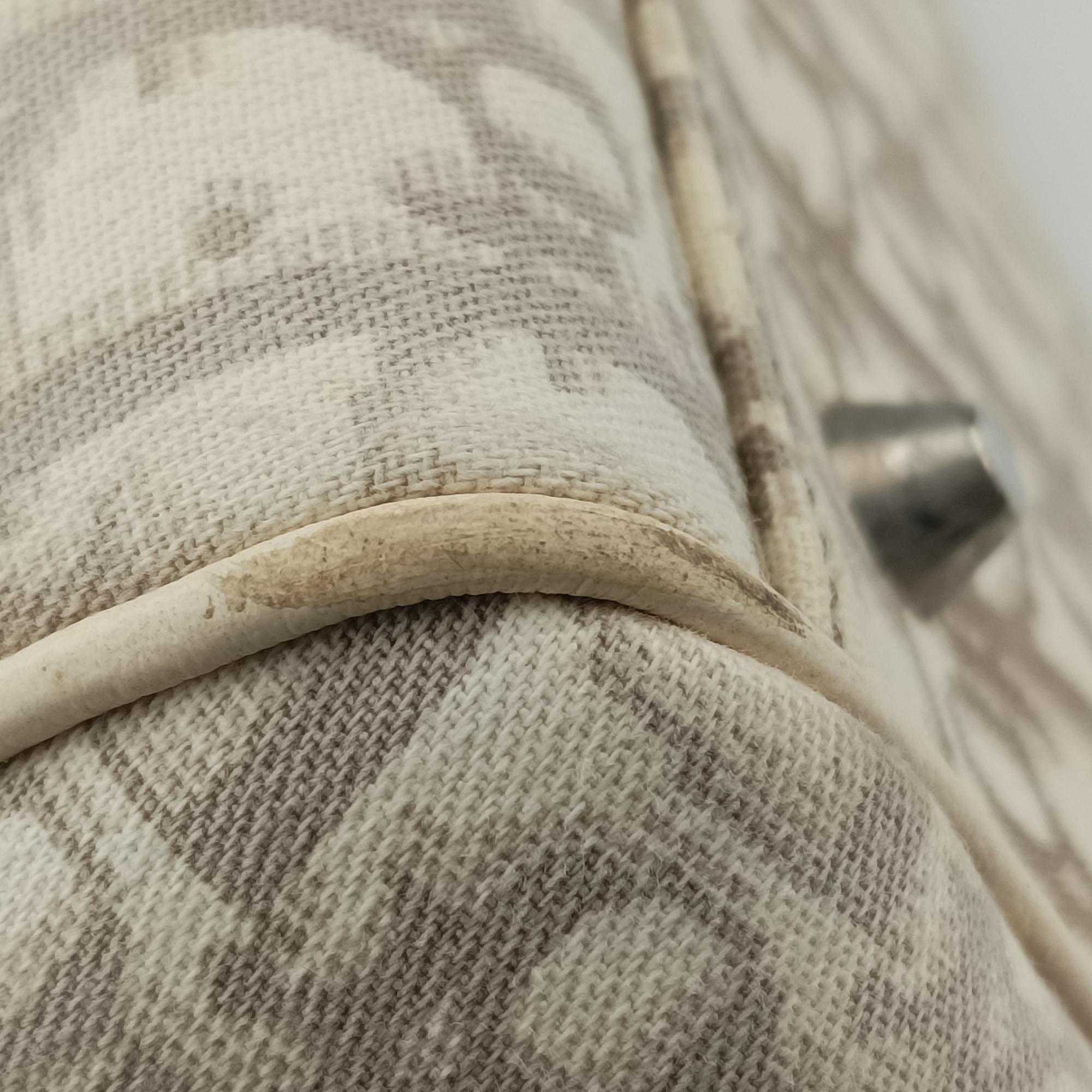 Pre-owned Christian Dior Oblique Floral Trotter White x Beige x Multicolor Canvas × Leather  handbag | stylenewstar