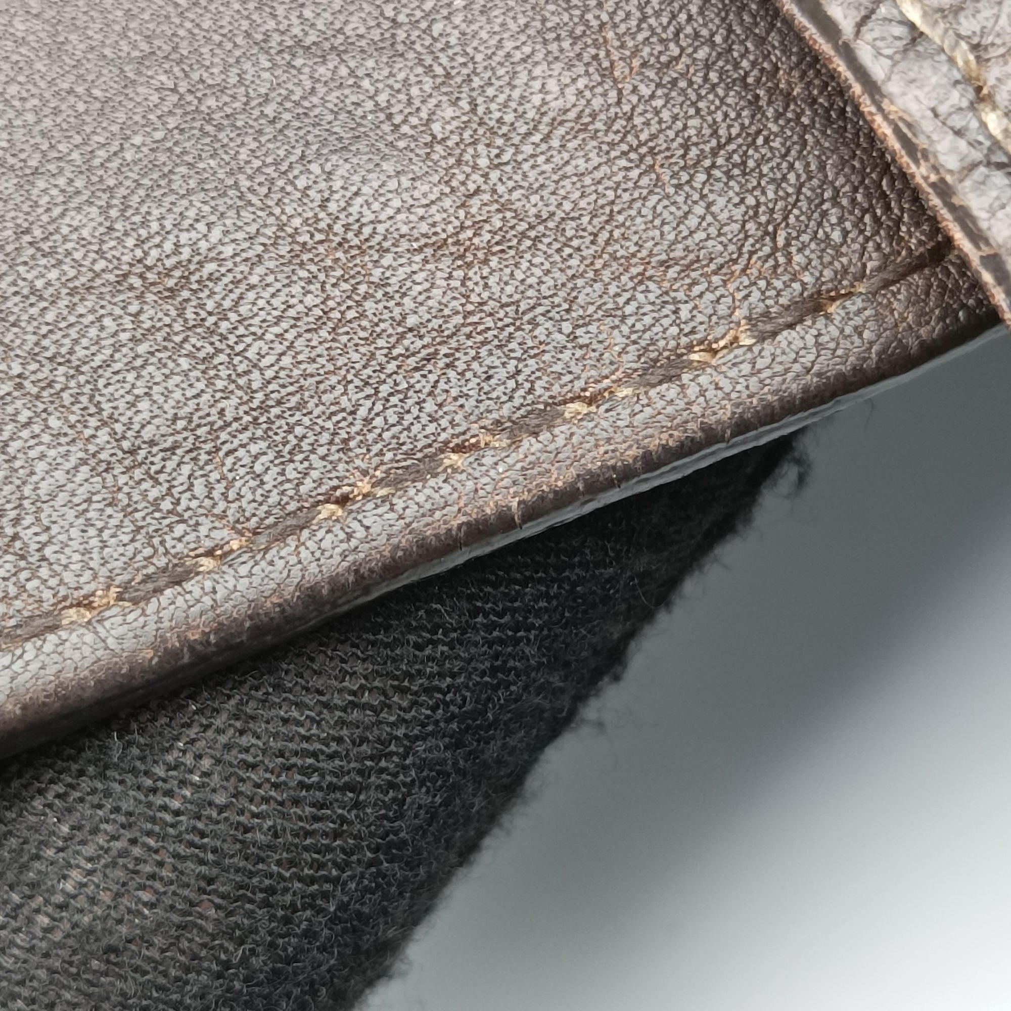 Pre-owned Gucci Guccissima New Pelham horsebit Brown leather 223958 shoulderbag | stylenewstar