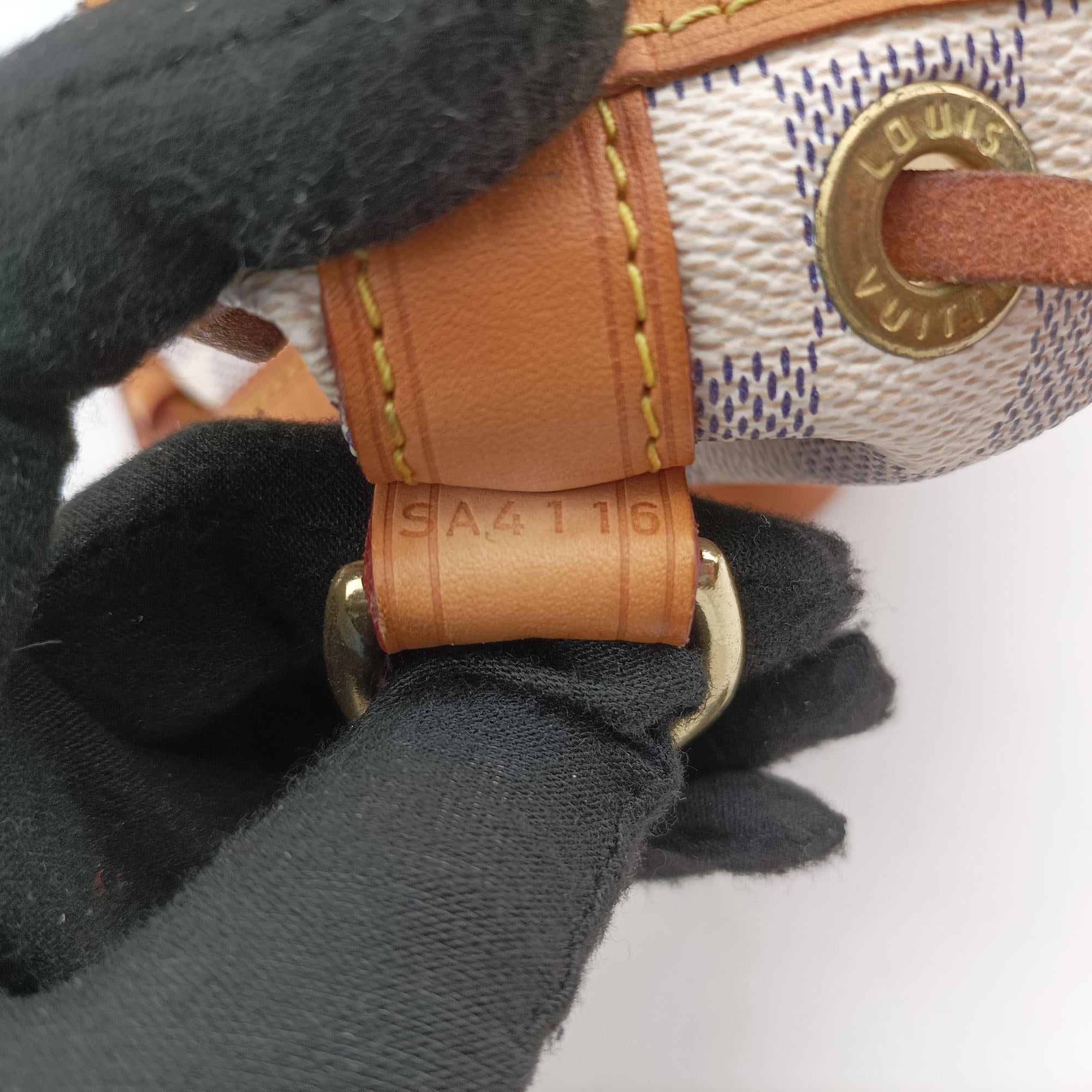 Pre-owned Louis Vuitton Noe BB AZUR Damier Canvas N41220 shoulderbag | stylenewstar