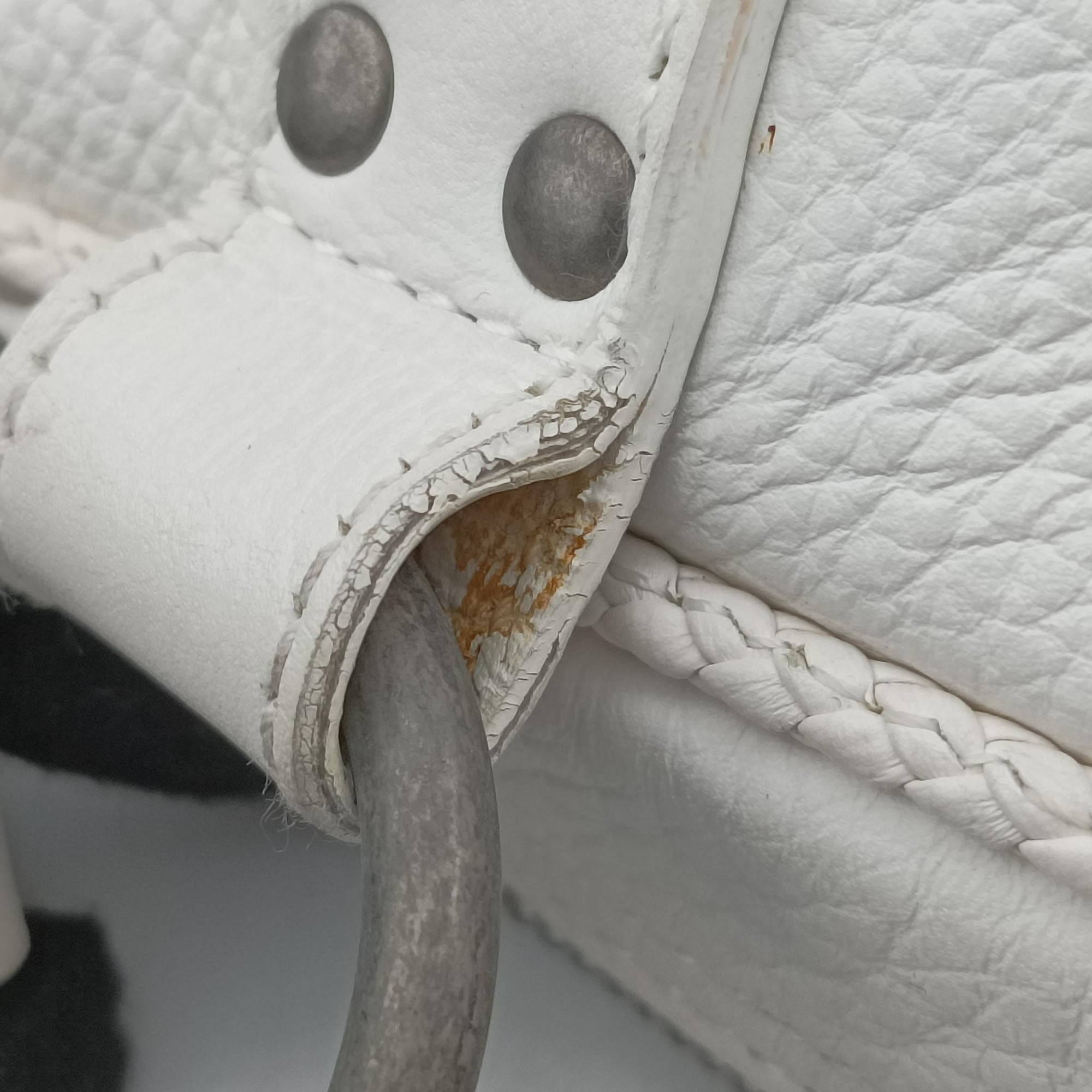 Vintage Christian Dior Gaucho White leather  handbag | stylenewstar