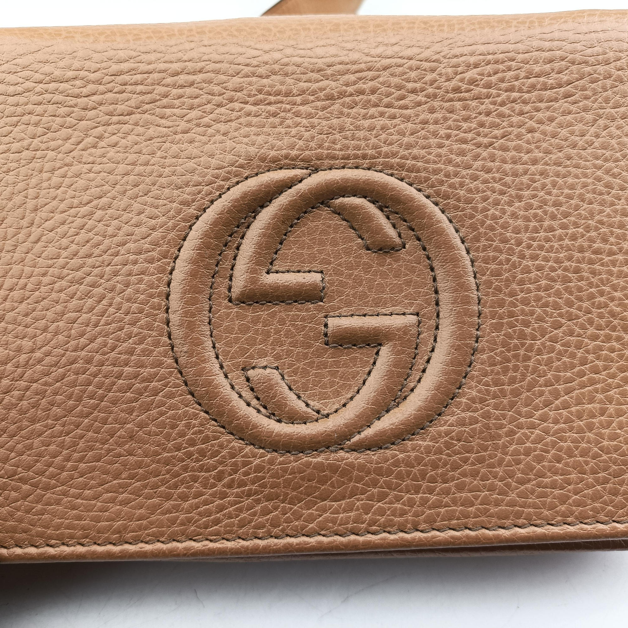Secondhand Gucci Soho beige Leather 598211 shoulderbag | stylenewstar