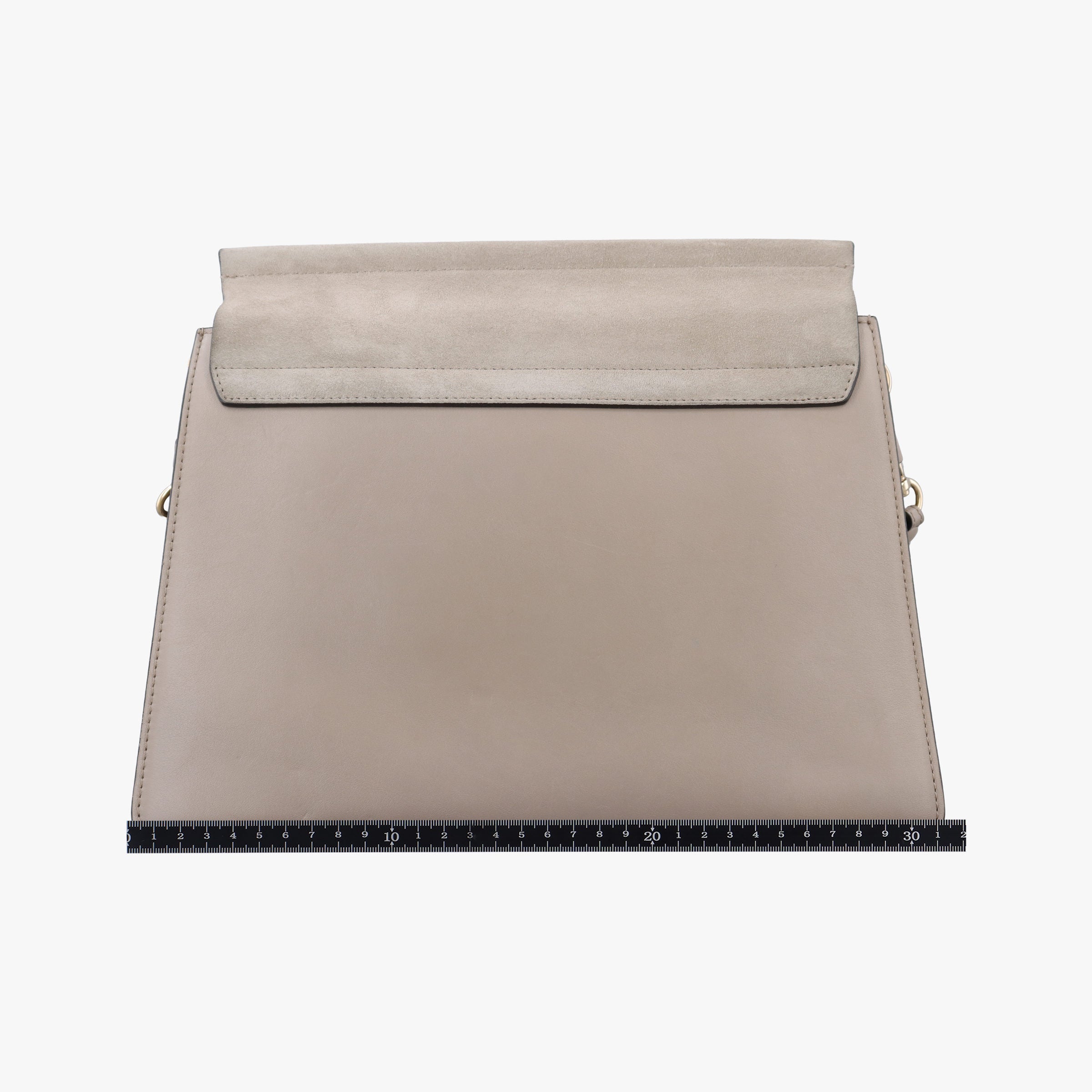 Pre-owned Chloe FAYE Grey Suede × leather  shoulderbag | stylenewstar