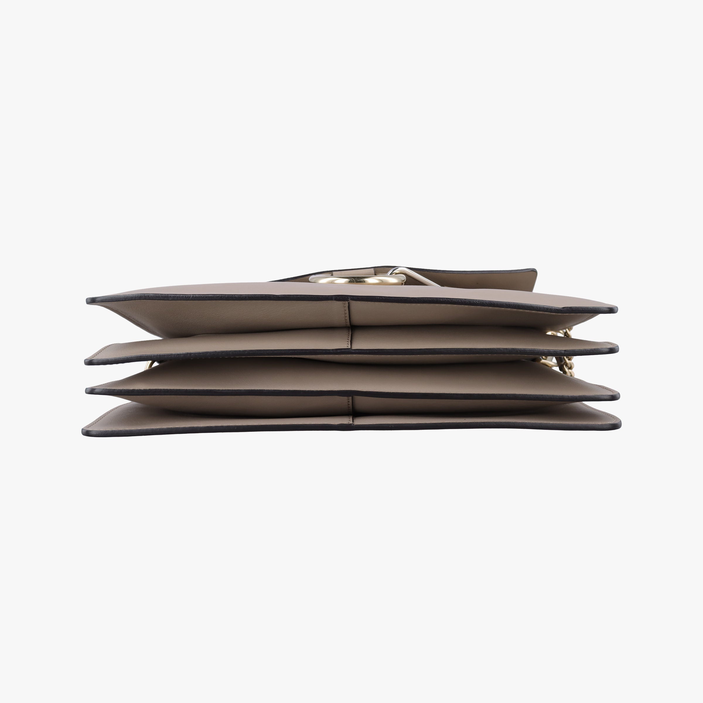 Pre-owned Chloe FAYE Grey Suede × leather  shoulderbag | stylenewstar