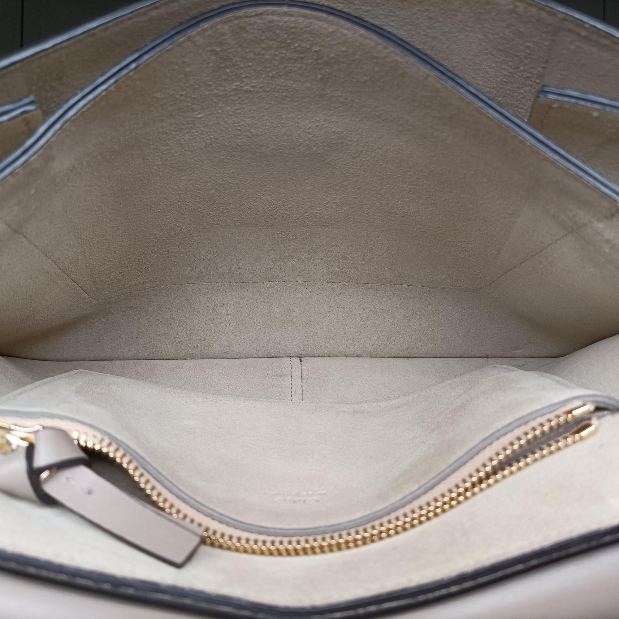 Pre-owned Chloe FAYE Grey Suede × leather  shoulderbag | stylenewstar
