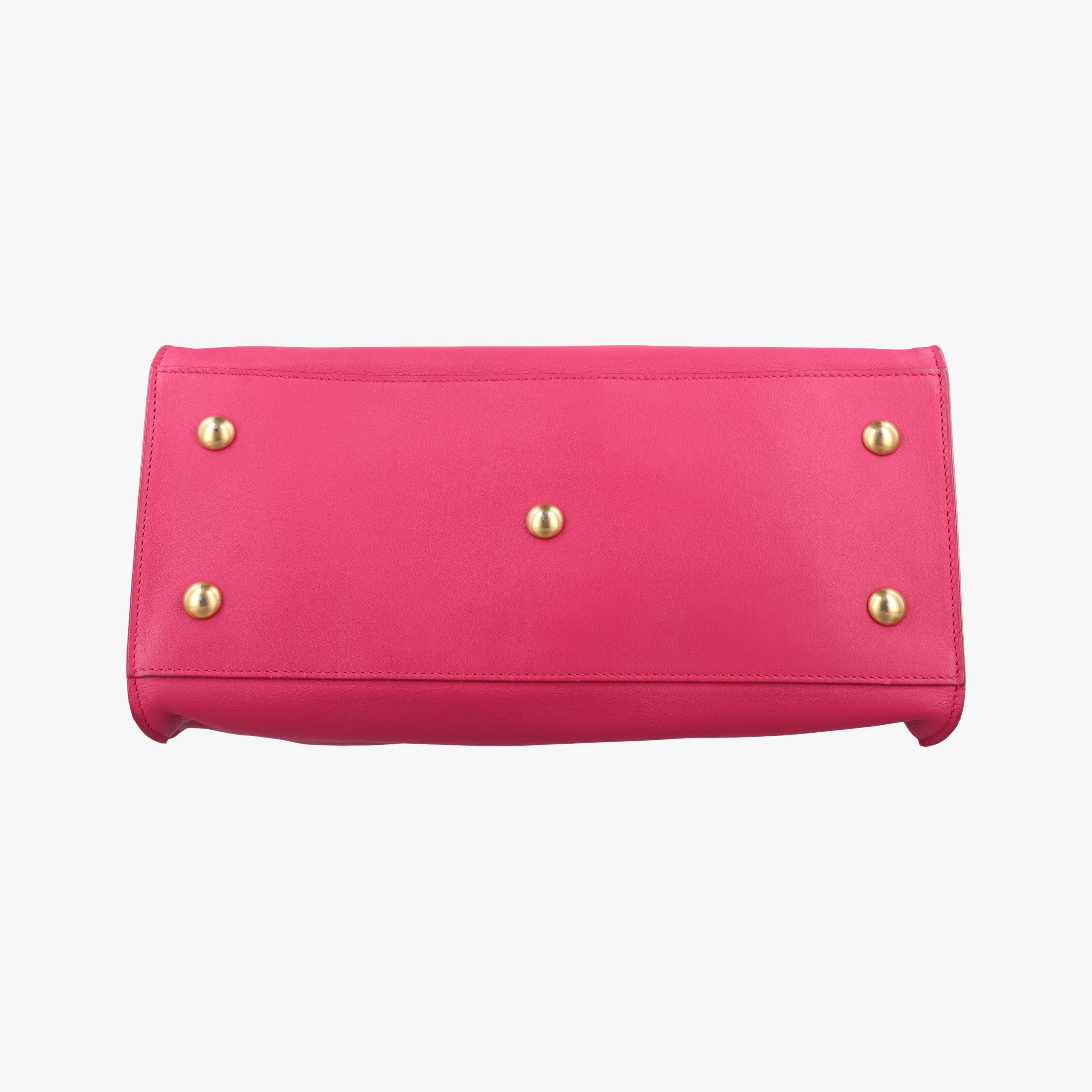Vintage Yves Saint Laurent Y Ligne Petit Cabas Rose Red Leather 311210 shoulderbag | stylenewstar
