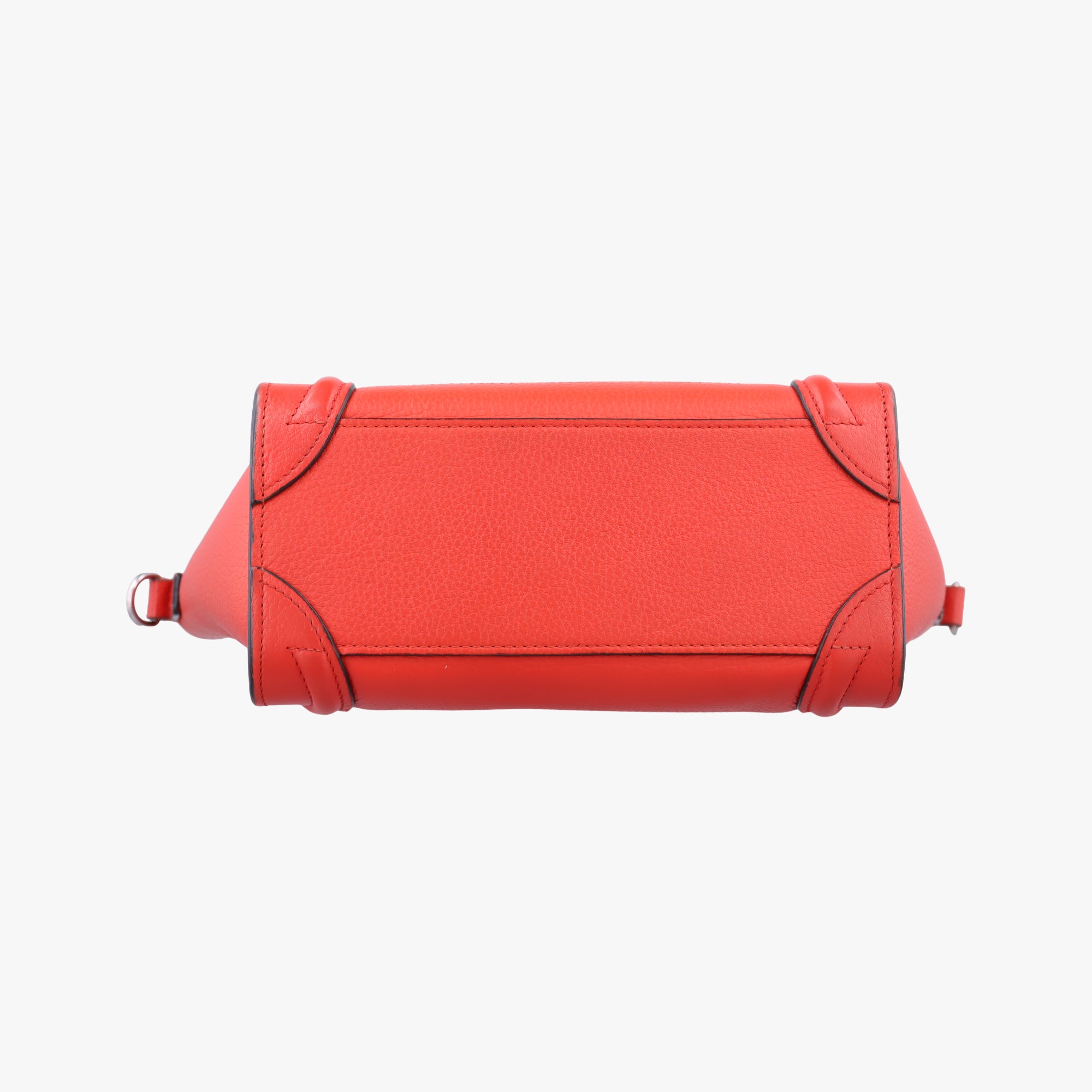 Vintage Celine luggage nano shopper Red leather  shoulderbag | stylenewstar