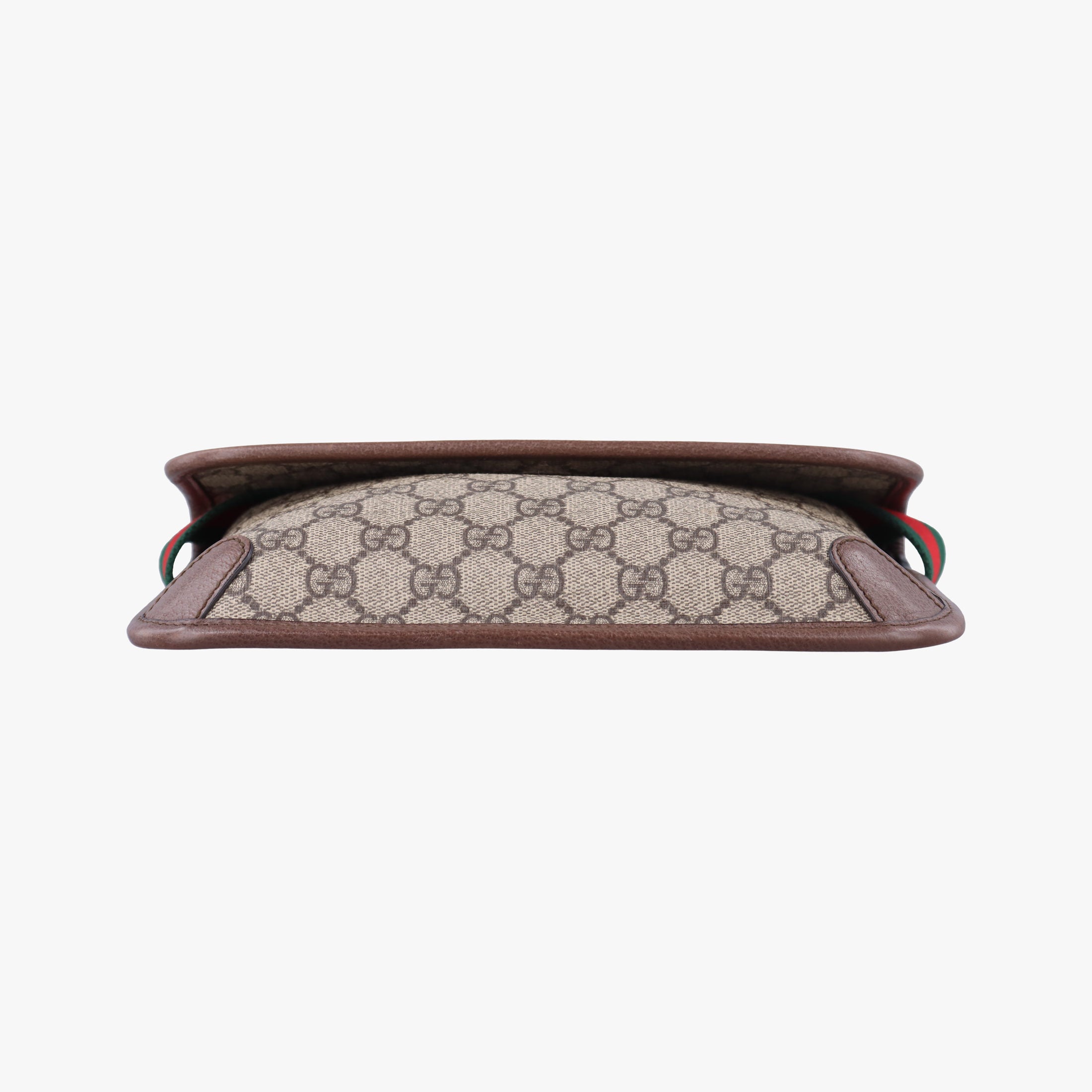 Pre-owned Gucci NEO VINTAGE GG Supreme Brown PVC coated canvas×Leather 493930 shoulderbag | stylenewstar