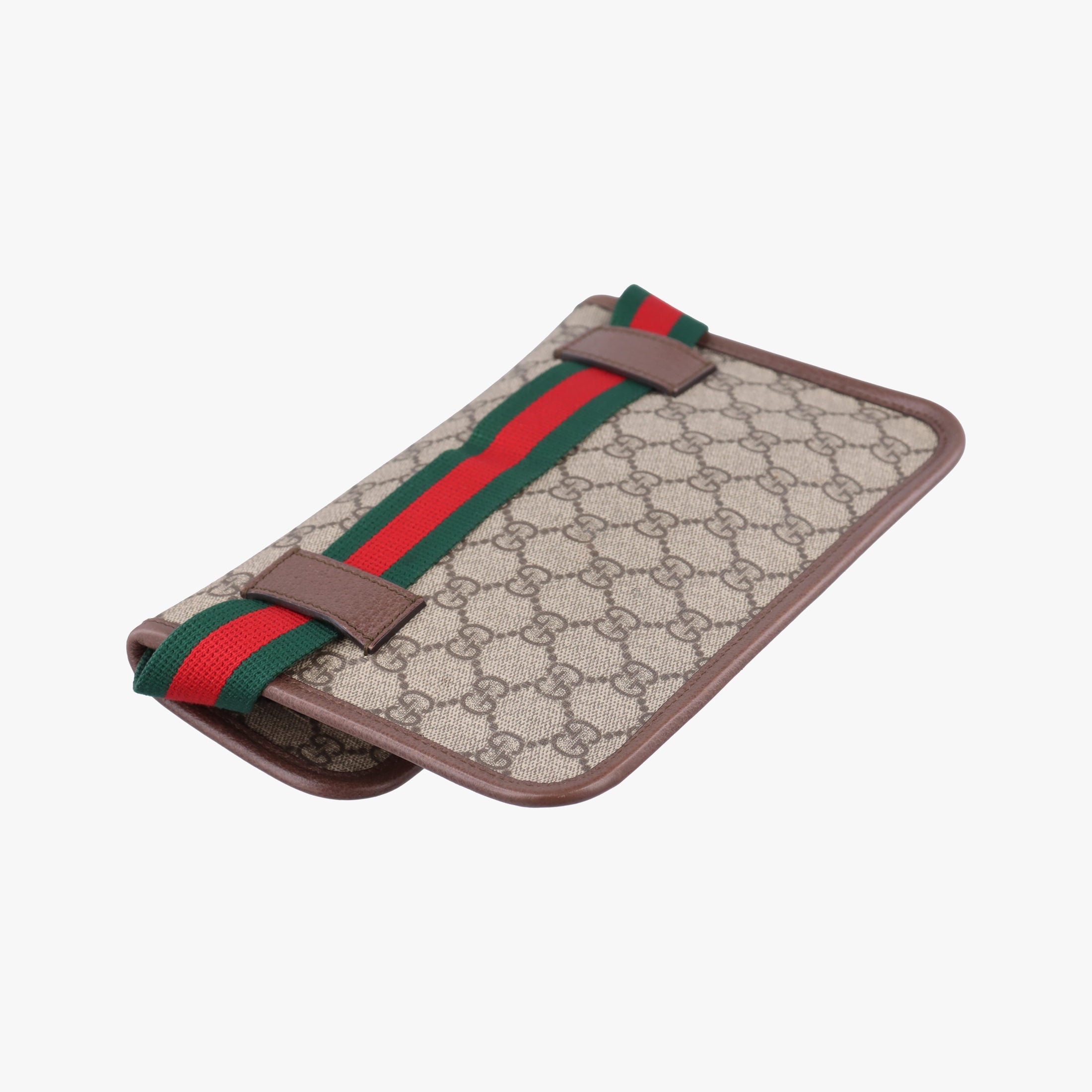 Pre-owned Gucci NEO VINTAGE GG Supreme Brown PVC coated canvas×Leather 493930 shoulderbag | stylenewstar