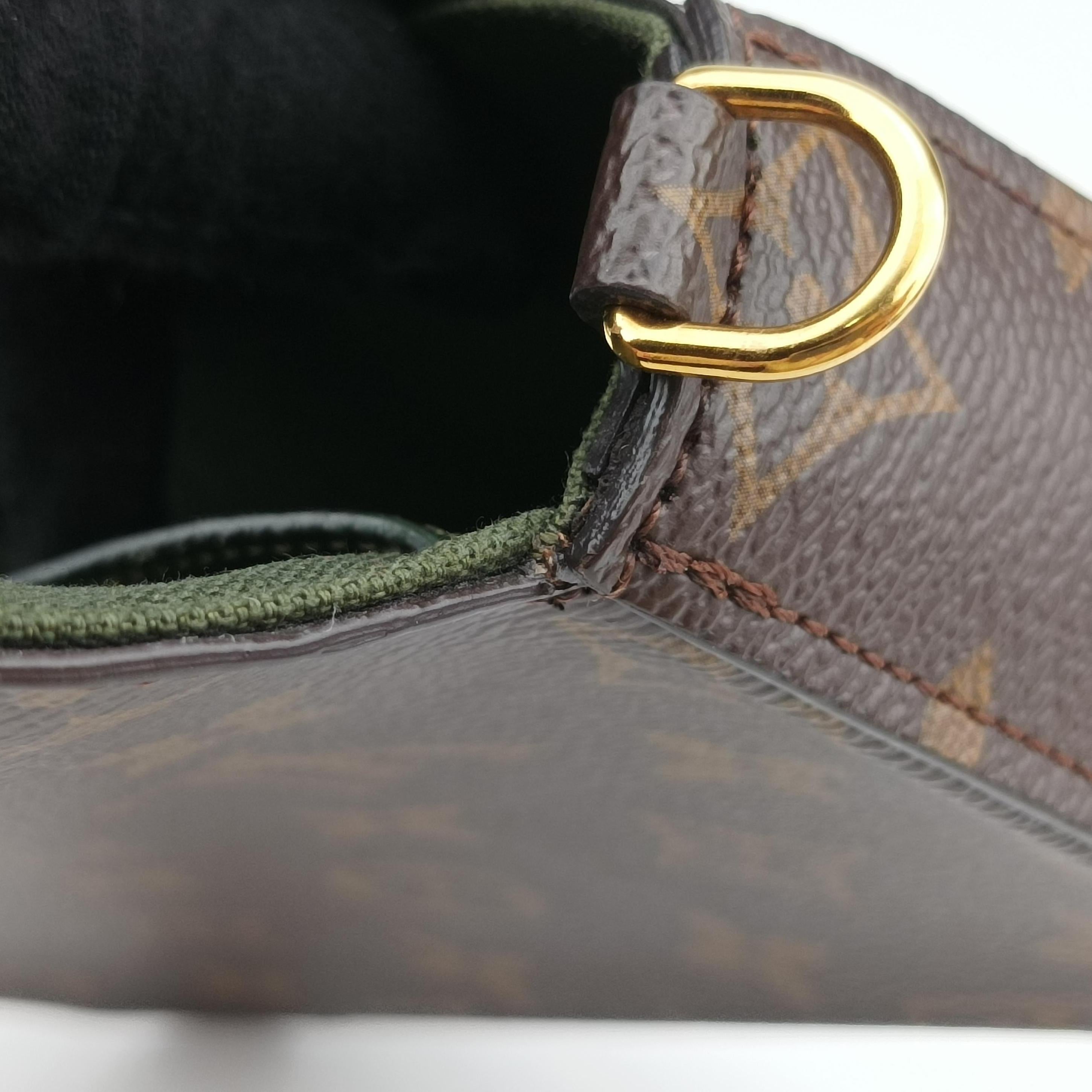 Pre-owned Louis Vuitton Multi Pochette FeLICIE Brown×KHAKI Monogram Canvas M80091 shoulderbag | stylenewstar