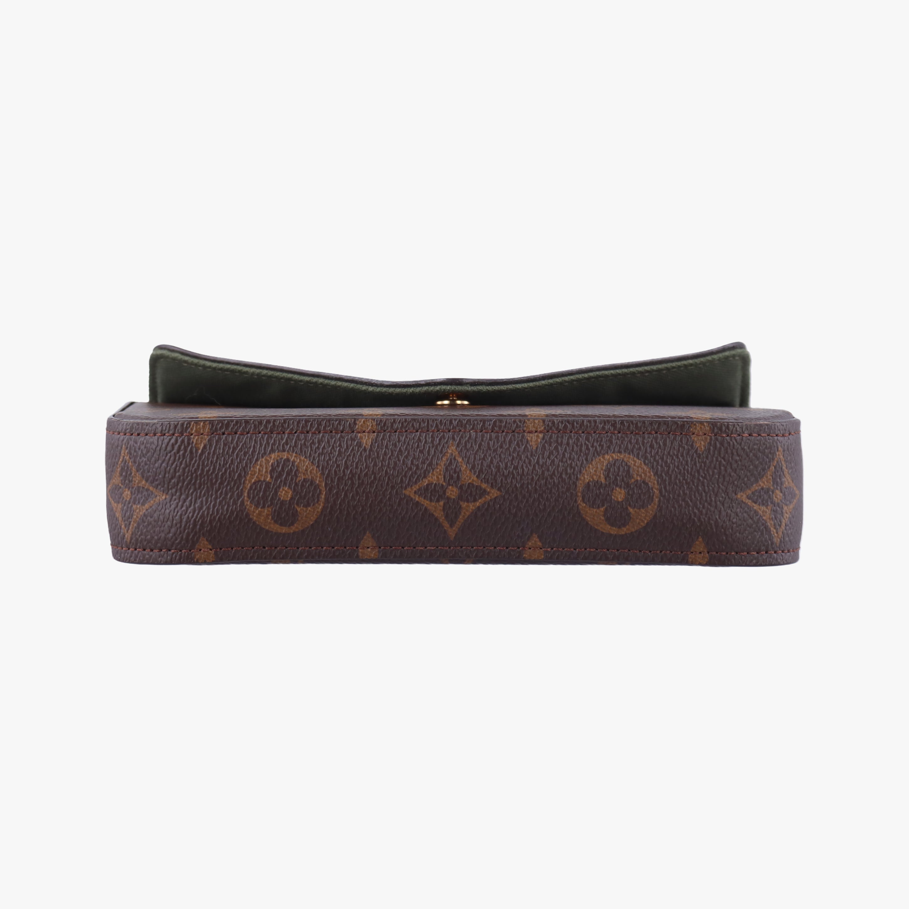 Pre-owned Louis Vuitton Multi Pochette FeLICIE Brown×KHAKI Monogram Canvas M80091 shoulderbag | stylenewstar
