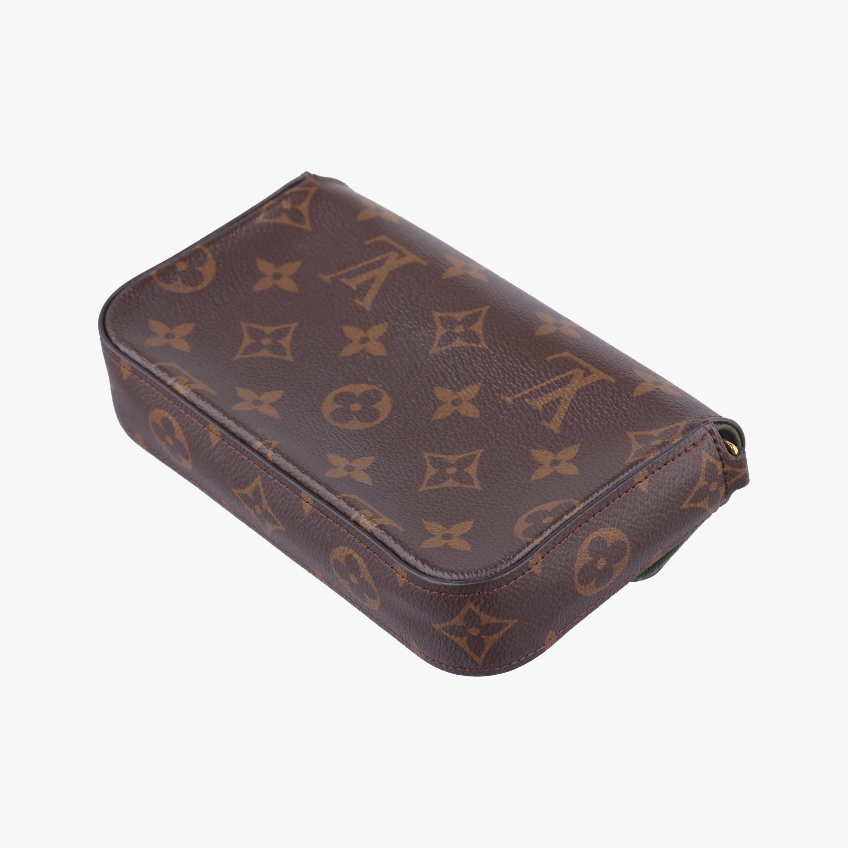 Pre-owned Louis Vuitton Multi Pochette FeLICIE Brown×KHAKI Monogram Canvas M80091 shoulderbag | stylenewstar