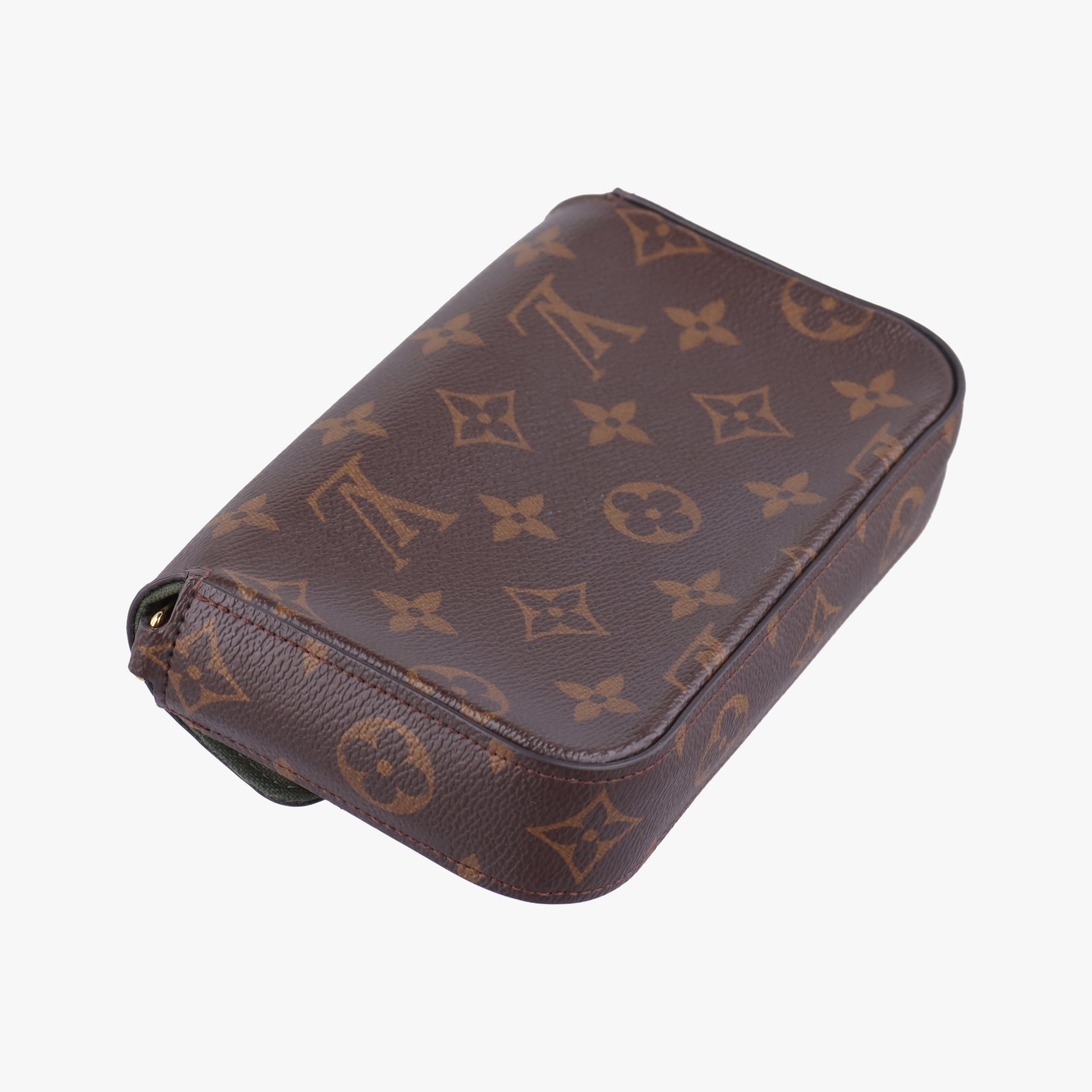 Pre-owned Louis Vuitton Multi Pochette FeLICIE Brown×KHAKI Monogram Canvas M80091 shoulderbag | stylenewstar