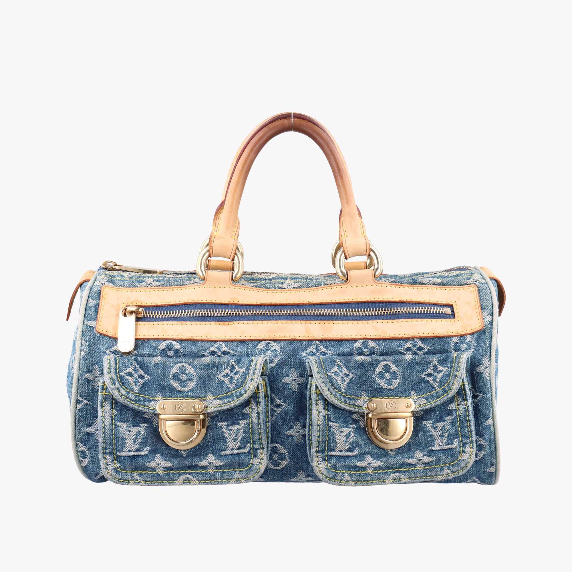 Pre-owned Louis Vuitton Neo speedy Blue Monogram Denim M95019 handbag | stylenewstar