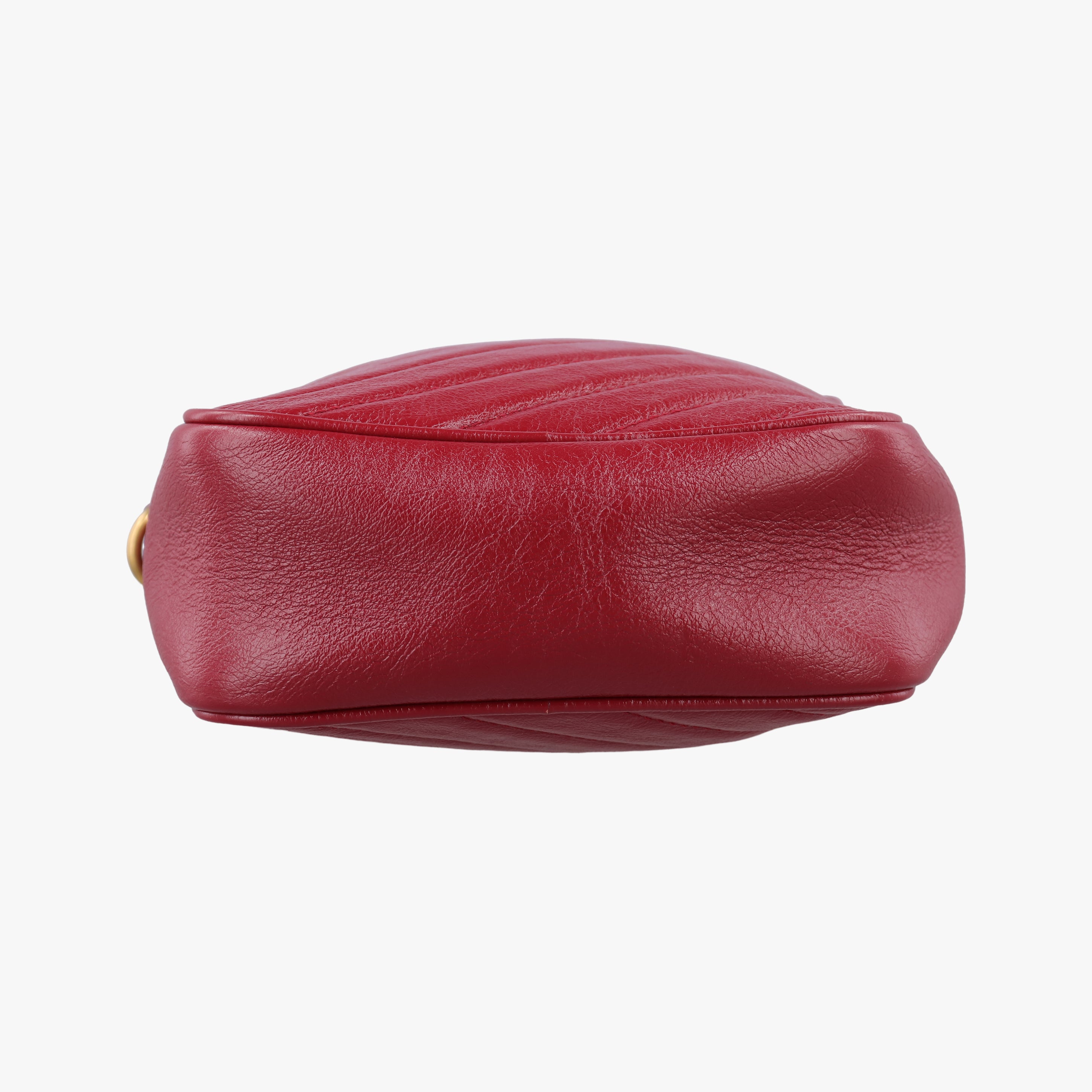 Secondhand Gucci GG Marmont Red Leather 550155 shoulderbag | stylenewstar