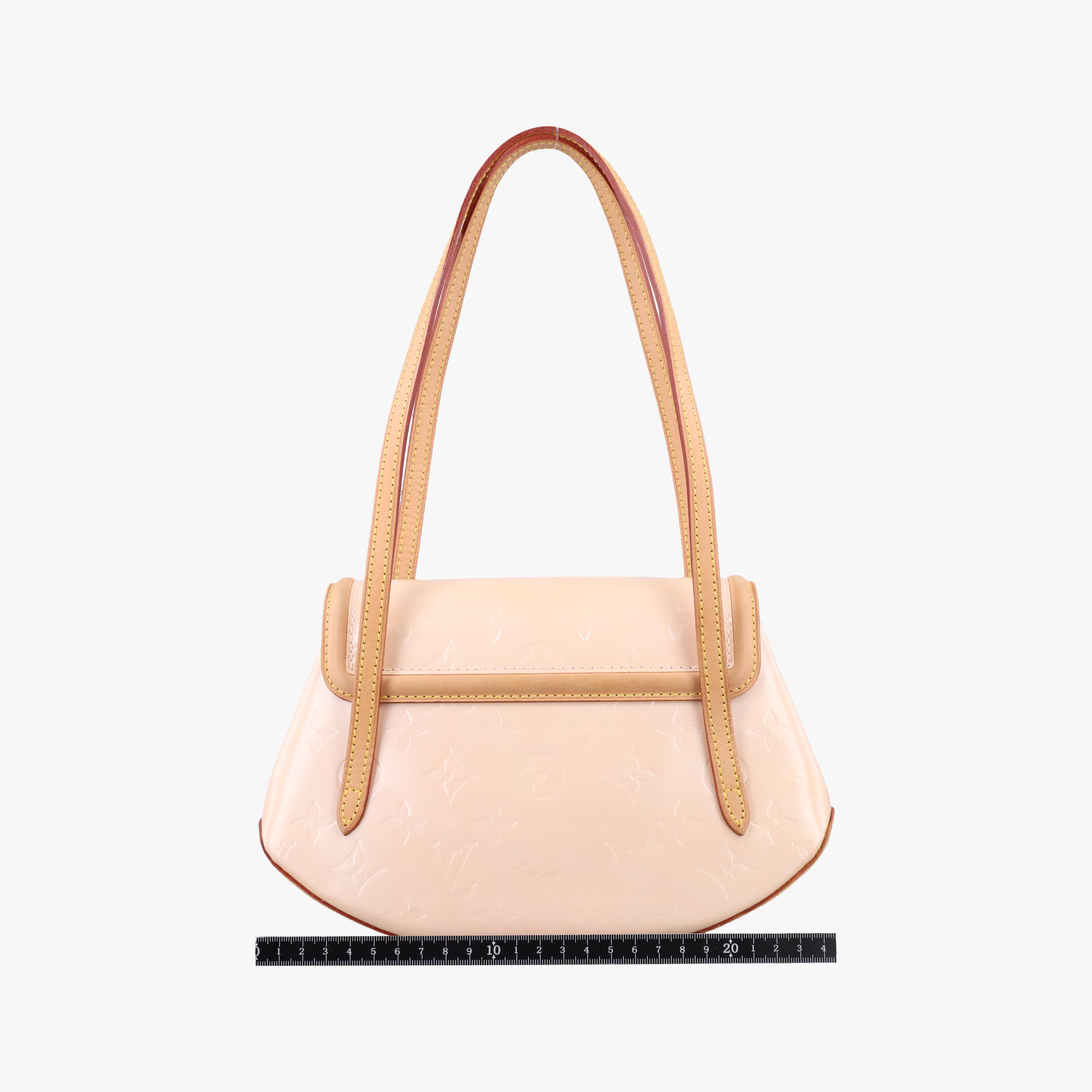 Pre-owned Louis Vuitton Biscayne Bay PM Noisette Vernis M91289 shoulderbag | stylenewstar