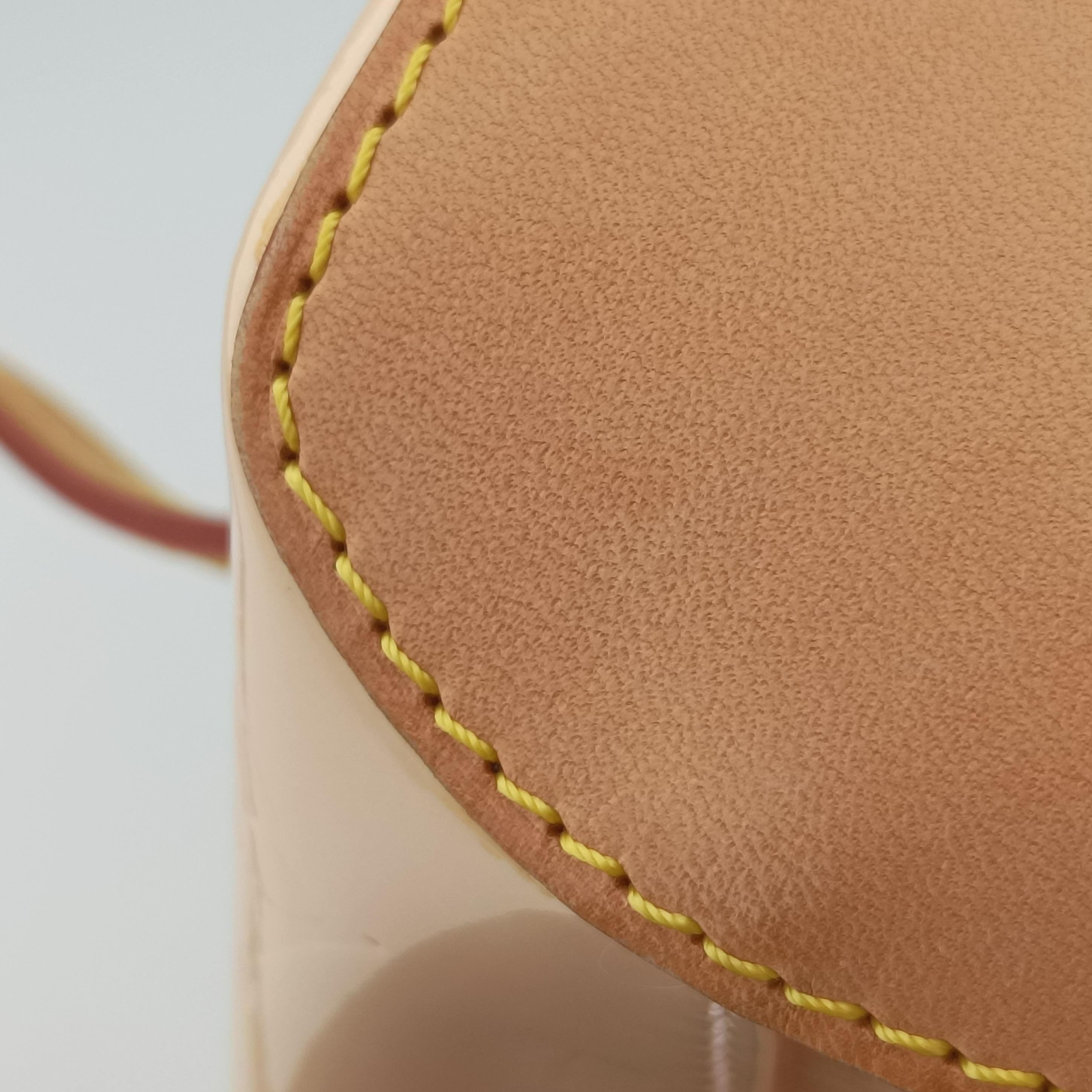 Pre-owned Louis Vuitton Biscayne Bay PM Noisette Vernis M91289 shoulderbag | stylenewstar
