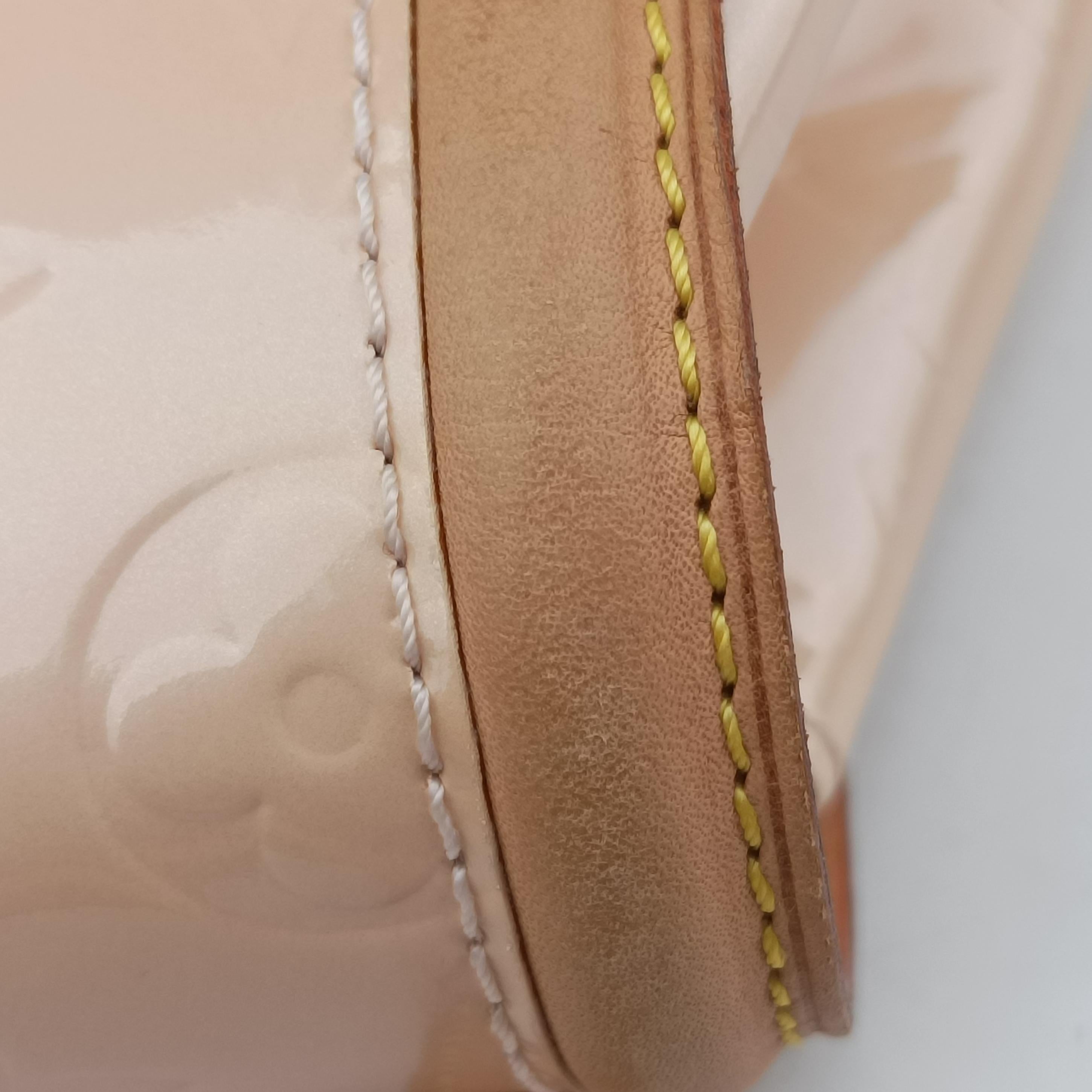Pre-owned Louis Vuitton Biscayne Bay PM Noisette Vernis M91289 shoulderbag | stylenewstar