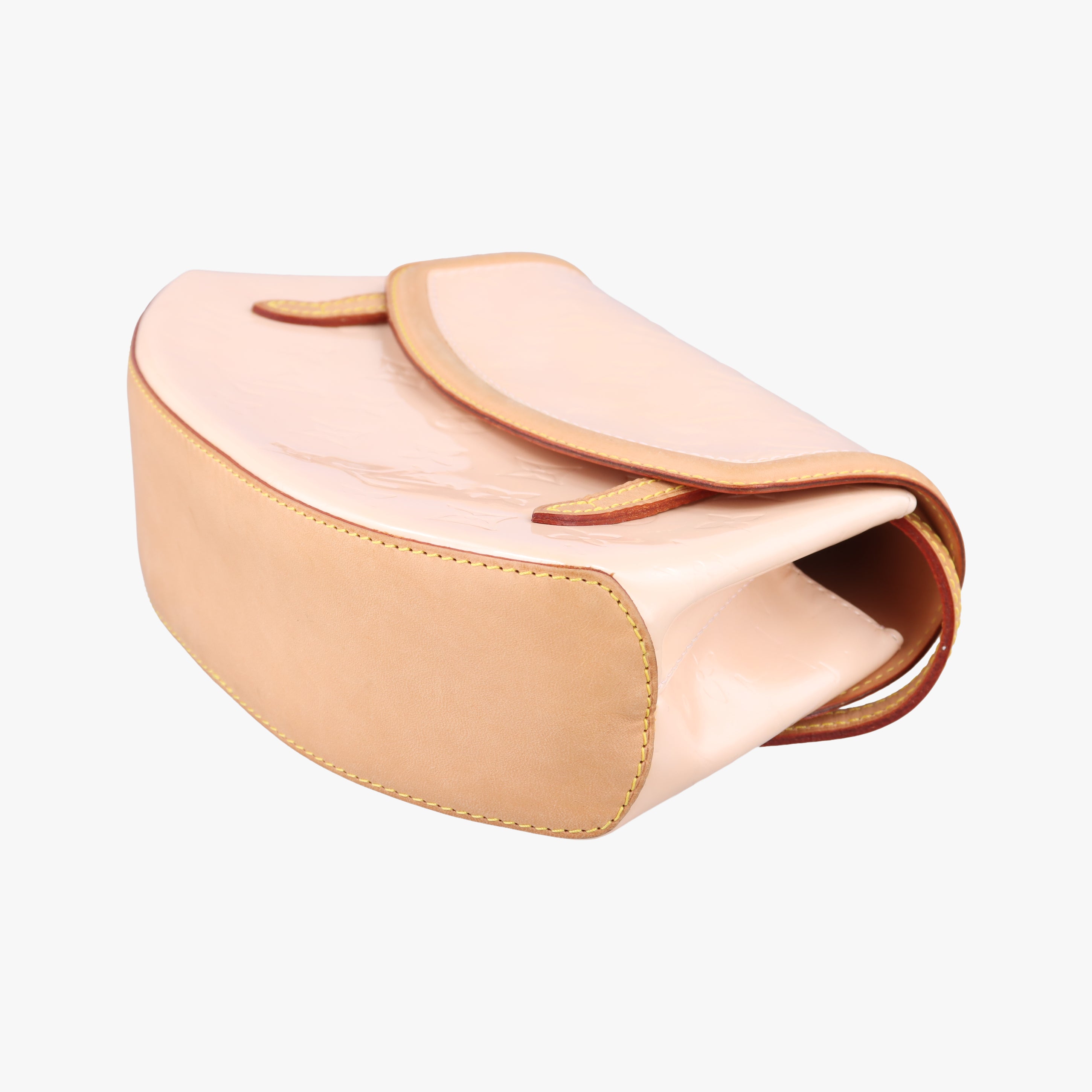 Pre-owned Louis Vuitton Biscayne Bay PM Noisette Vernis M91289 shoulderbag | stylenewstar