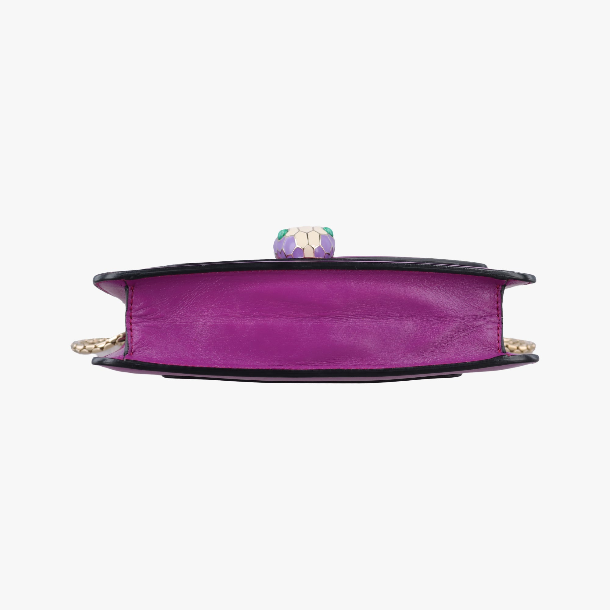 Pre-owned Bvlgari Serpenti Forever Purple Leather  shoulderbag | stylenewstar