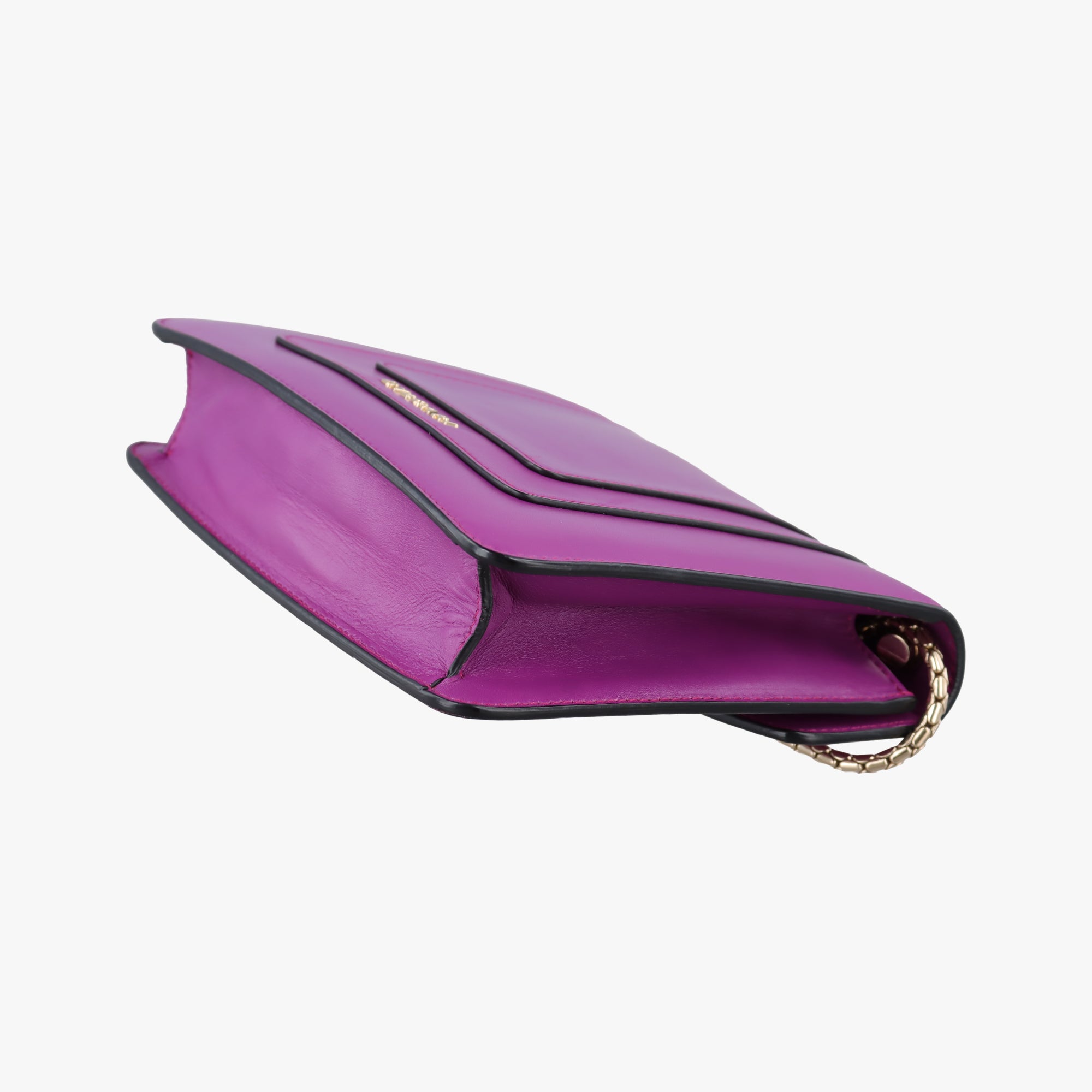Pre-owned Bvlgari Serpenti Forever Purple Leather  shoulderbag | stylenewstar