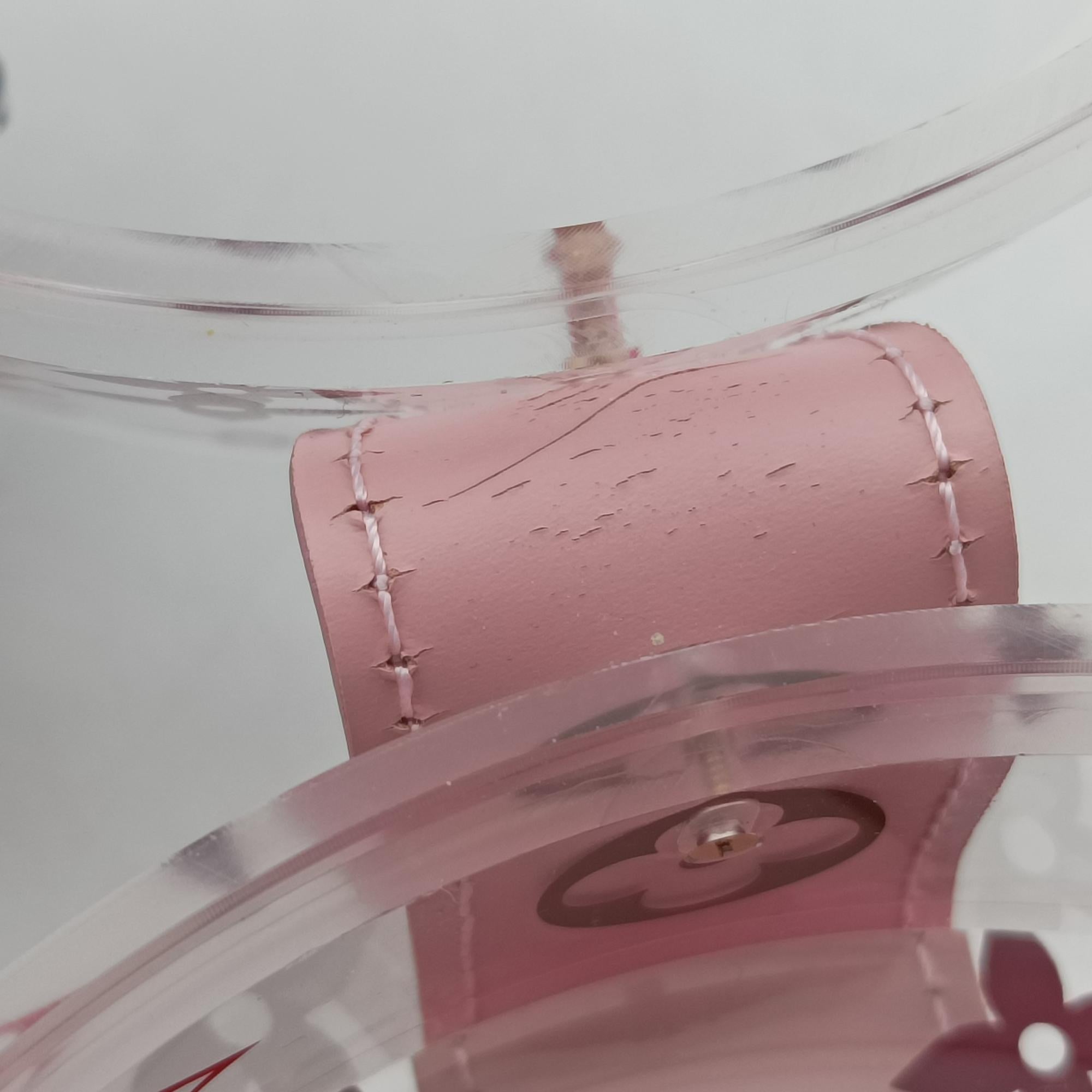 Secondhand Louis Vuitton Boite Scott Trunk Jewelry Makeup Box Pink×multicolor Plexiglass GI0362 vanitybag | stylenewstar