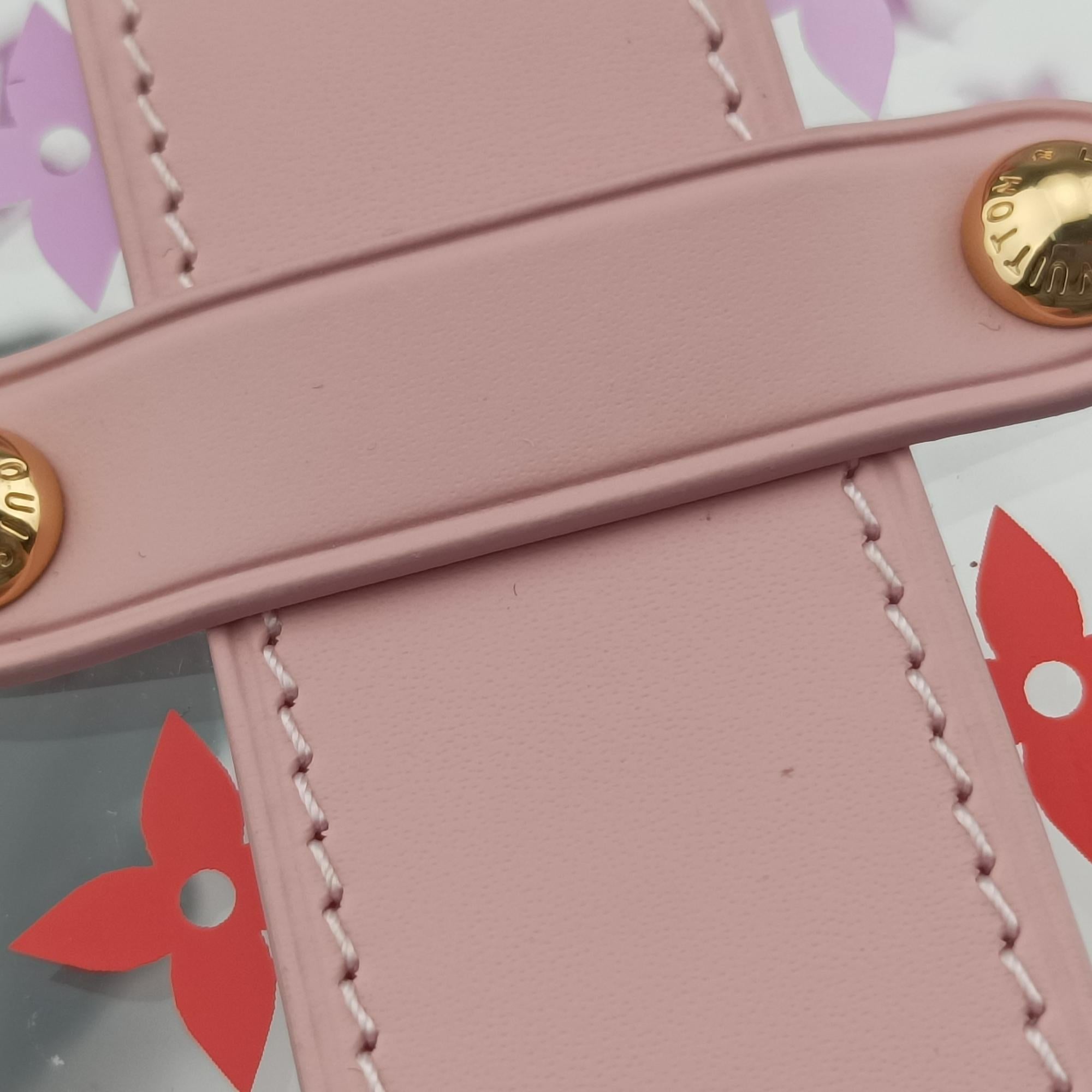 Secondhand Louis Vuitton Boite Scott Trunk Jewelry Makeup Box Pink×multicolor Plexiglass GI0362 vanitybag | stylenewstar