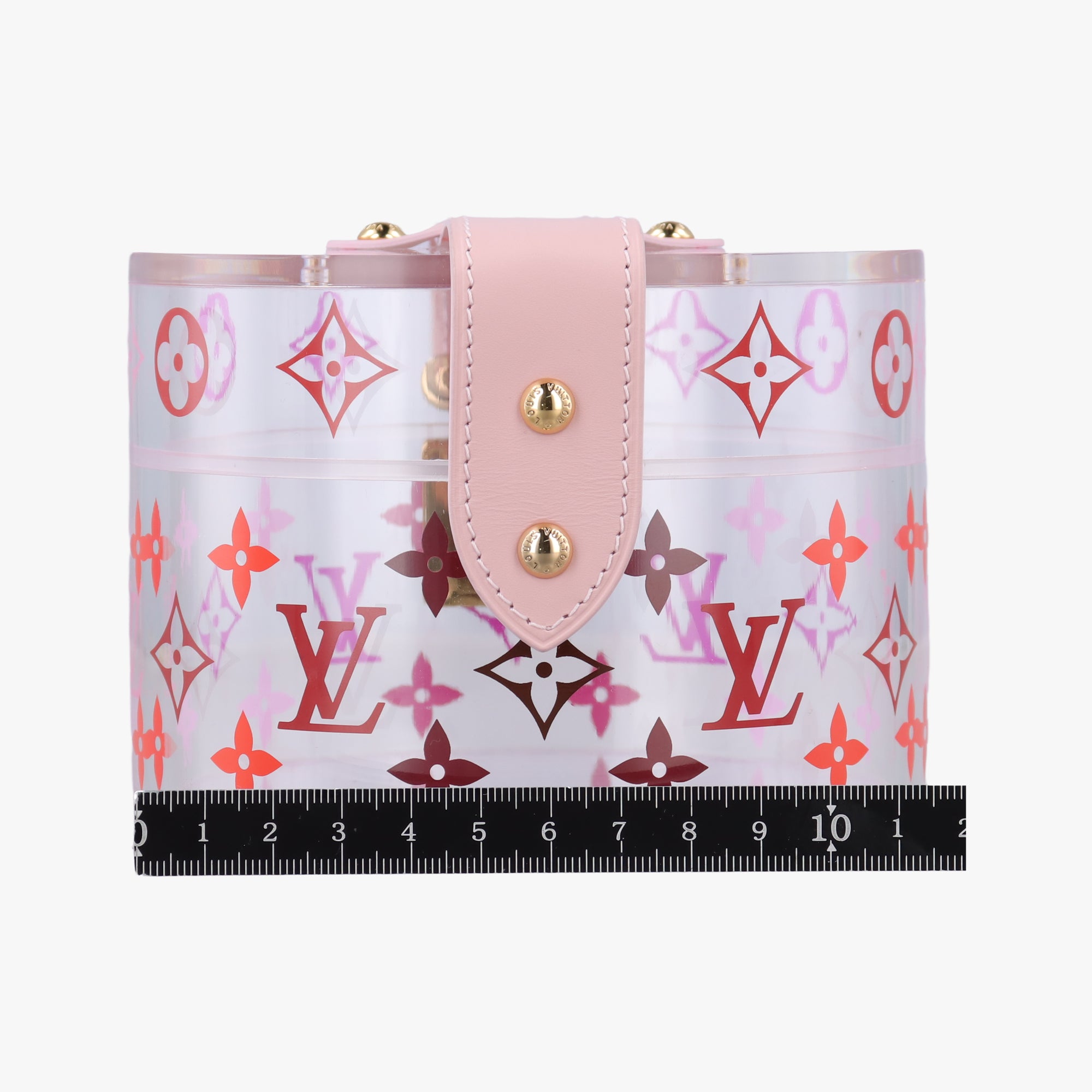 Secondhand Louis Vuitton Boite Scott Trunk Jewelry Makeup Box Pink×multicolor Plexiglass GI0362 vanitybag | stylenewstar