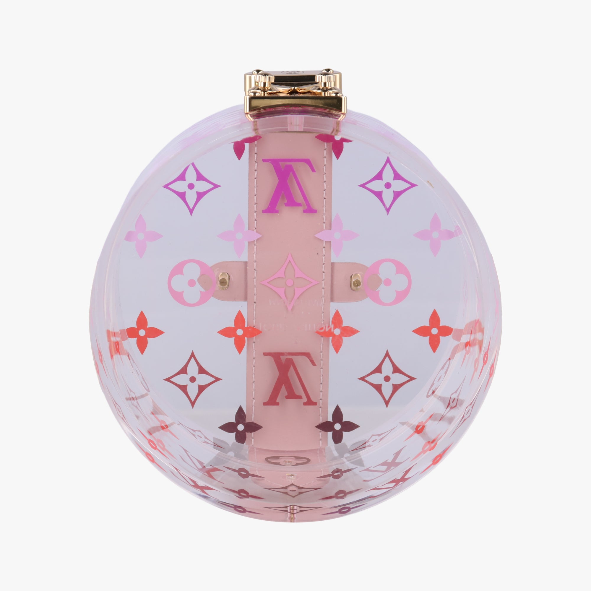 Secondhand Louis Vuitton Boite Scott Trunk Jewelry Makeup Box Pink×multicolor Plexiglass GI0362 vanitybag | stylenewstar