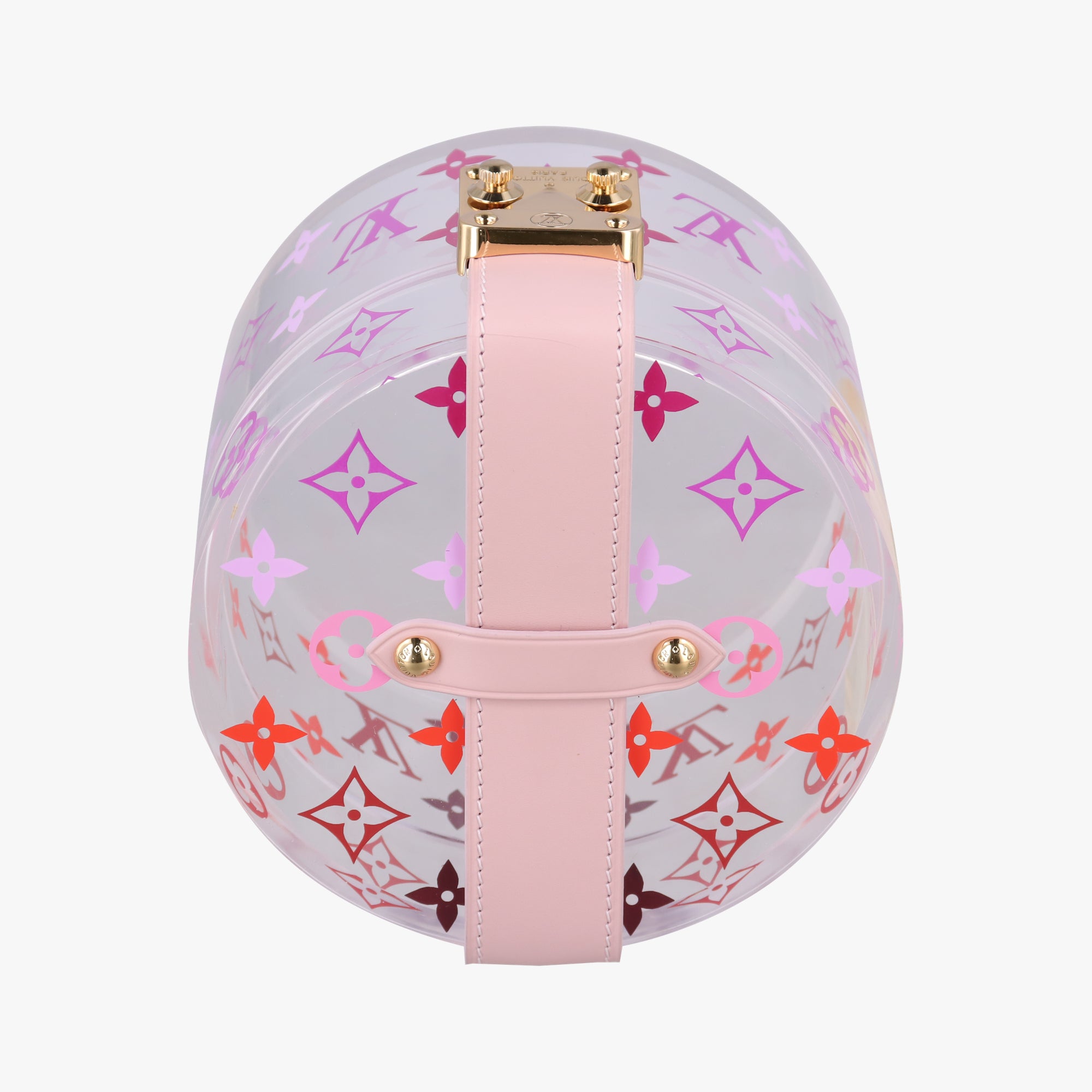 Secondhand Louis Vuitton Boite Scott Trunk Jewelry Makeup Box Pink×multicolor Plexiglass GI0362 vanitybag | stylenewstar