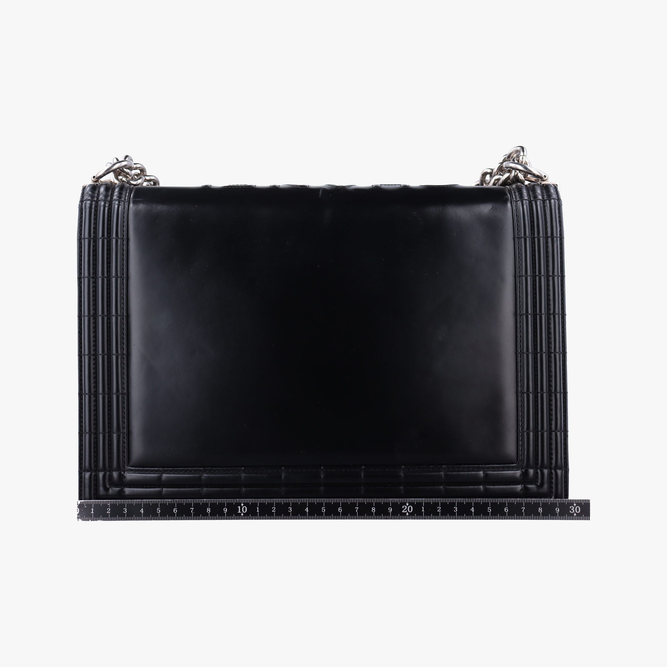 Pre-owned Chanel BOY CHANEL Black Patent A67021 shoulderbag | stylenewstar