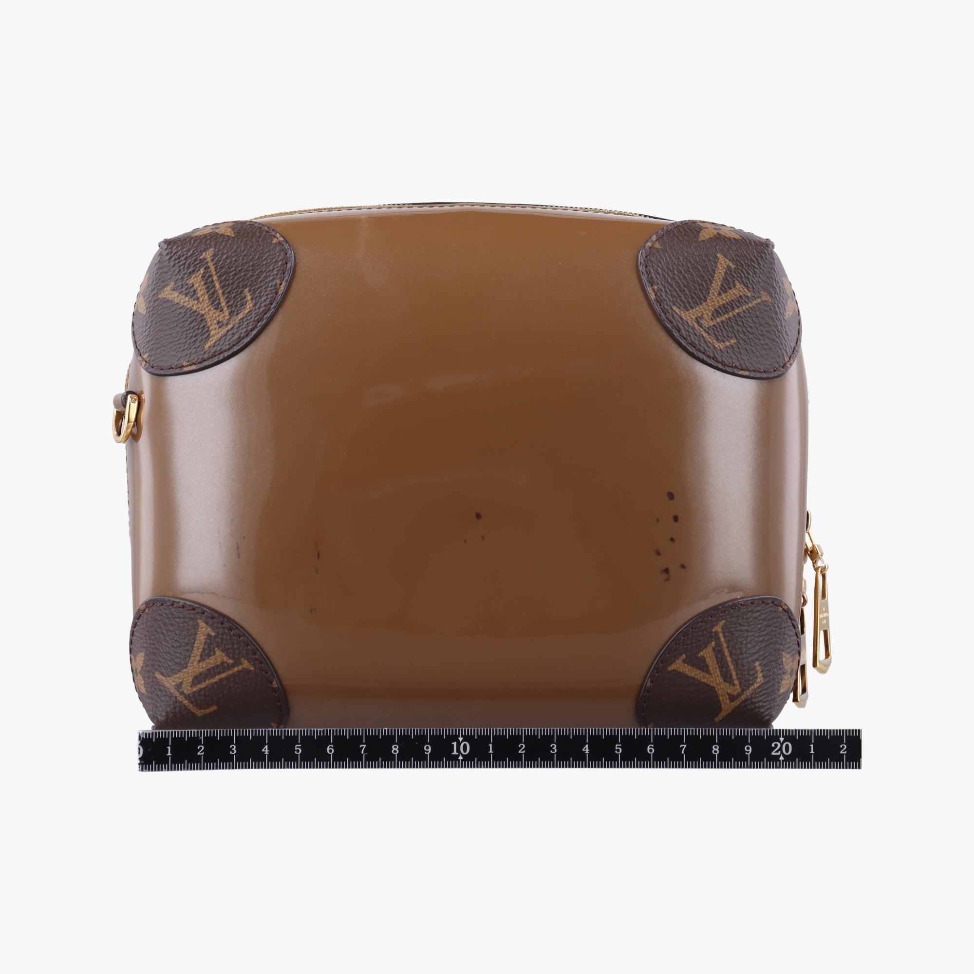 Pre-owned Louis Vuitton Miroir Venice Brown Monogram Canvas×Vernis M54390 shoulderbag | stylenewstar