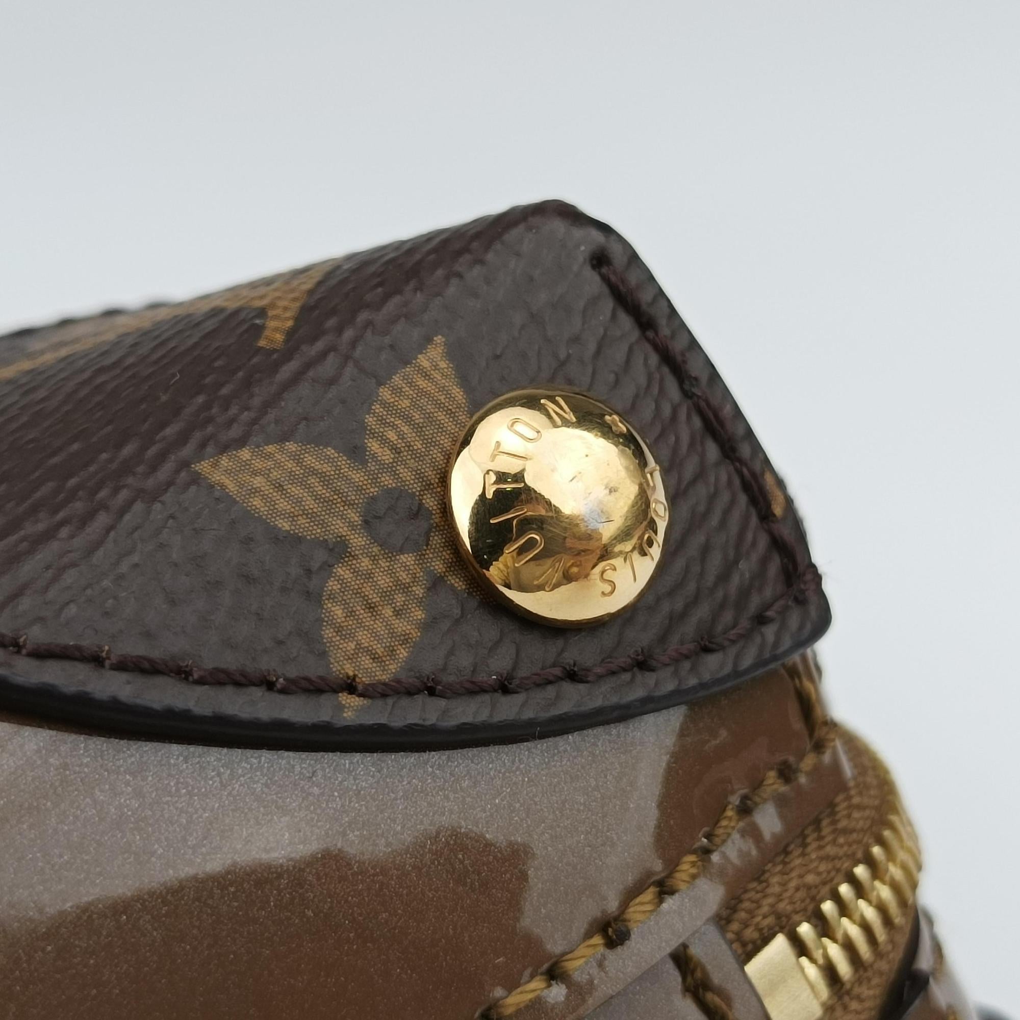Pre-owned Louis Vuitton Miroir Venice Brown Monogram Canvas×Vernis M54390 shoulderbag | stylenewstar