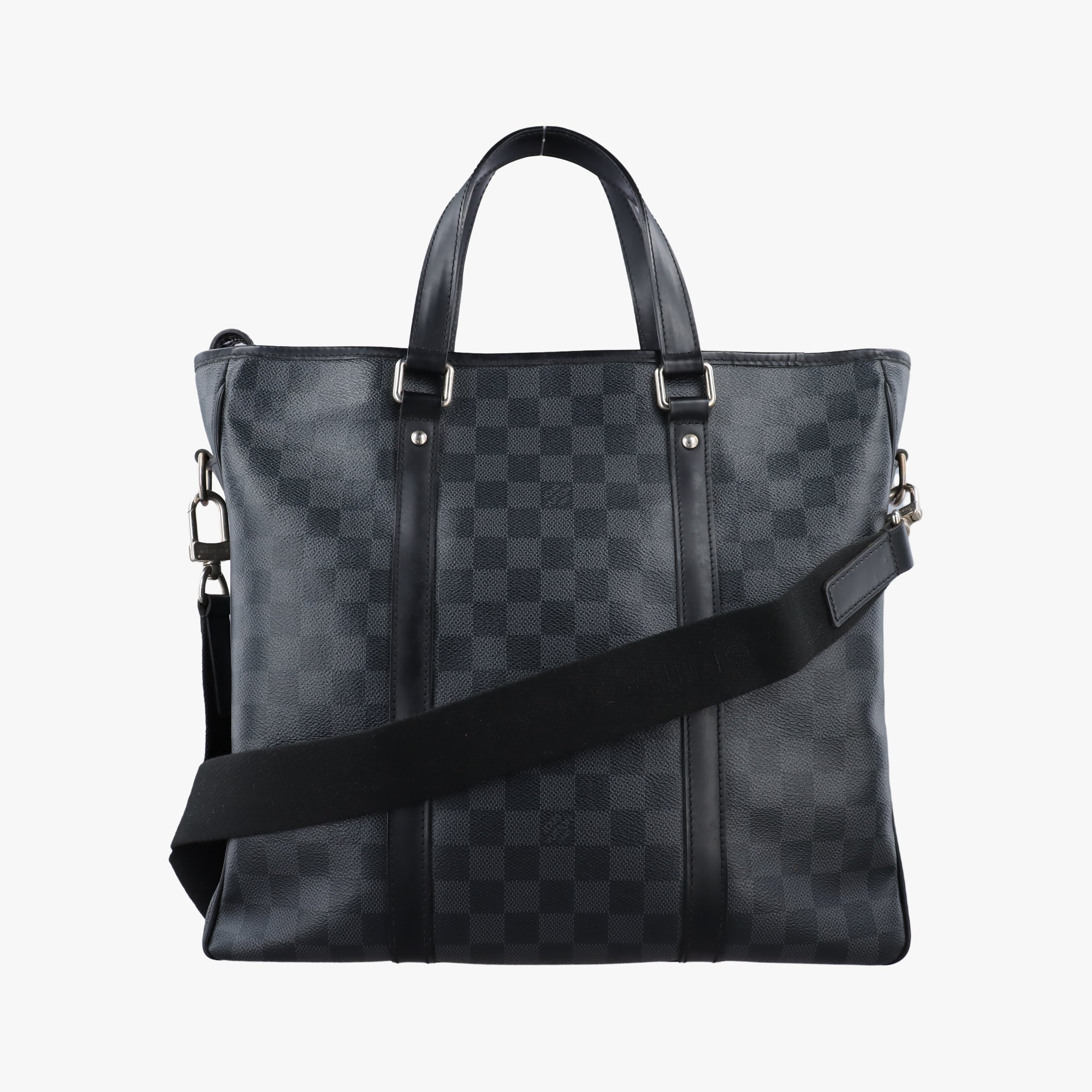 Pre-owned Louis Vuitton Tadao Noir Damier Graphite N41259 shoulderbag | stylenewstar