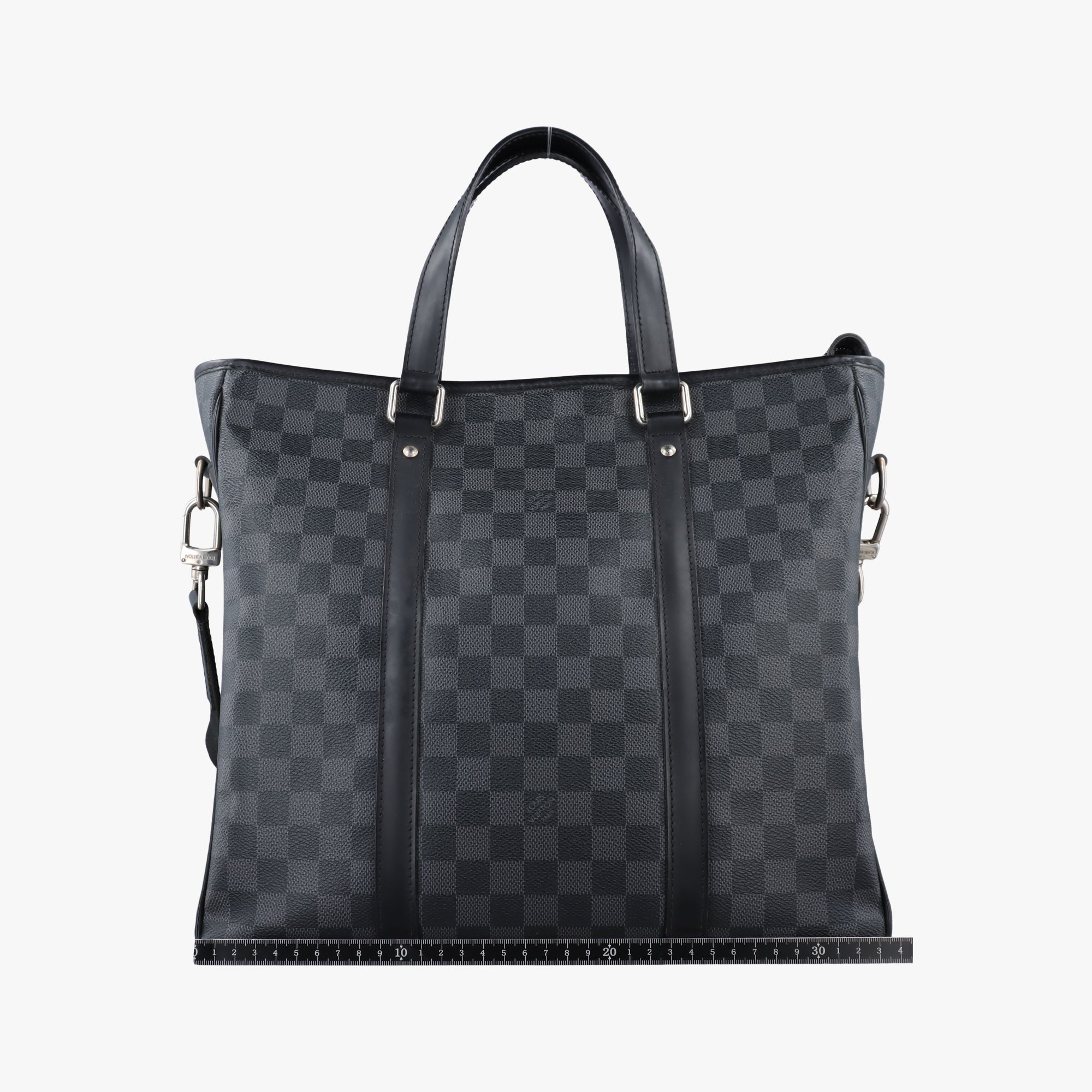 Pre-owned Louis Vuitton Tadao Noir Damier Graphite N41259 shoulderbag | stylenewstar