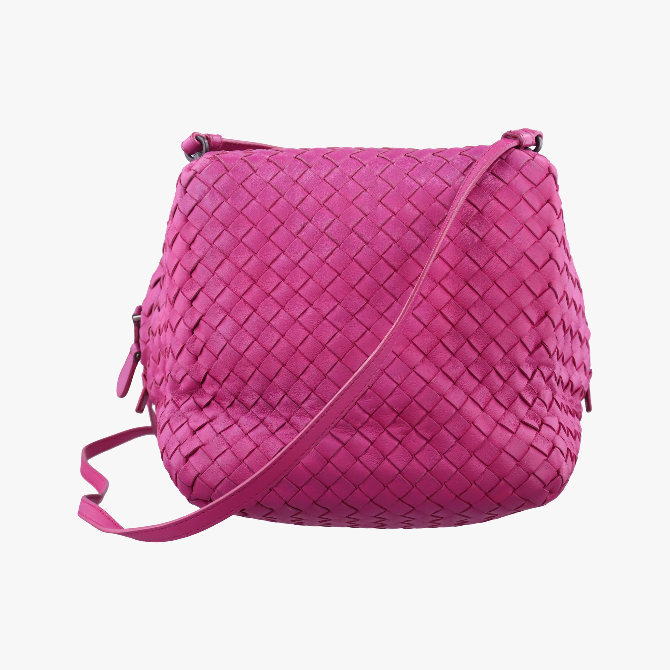 Vintage Bottega Veneta Intrecciato Rose lambskin  shoulderbag | stylenewstar