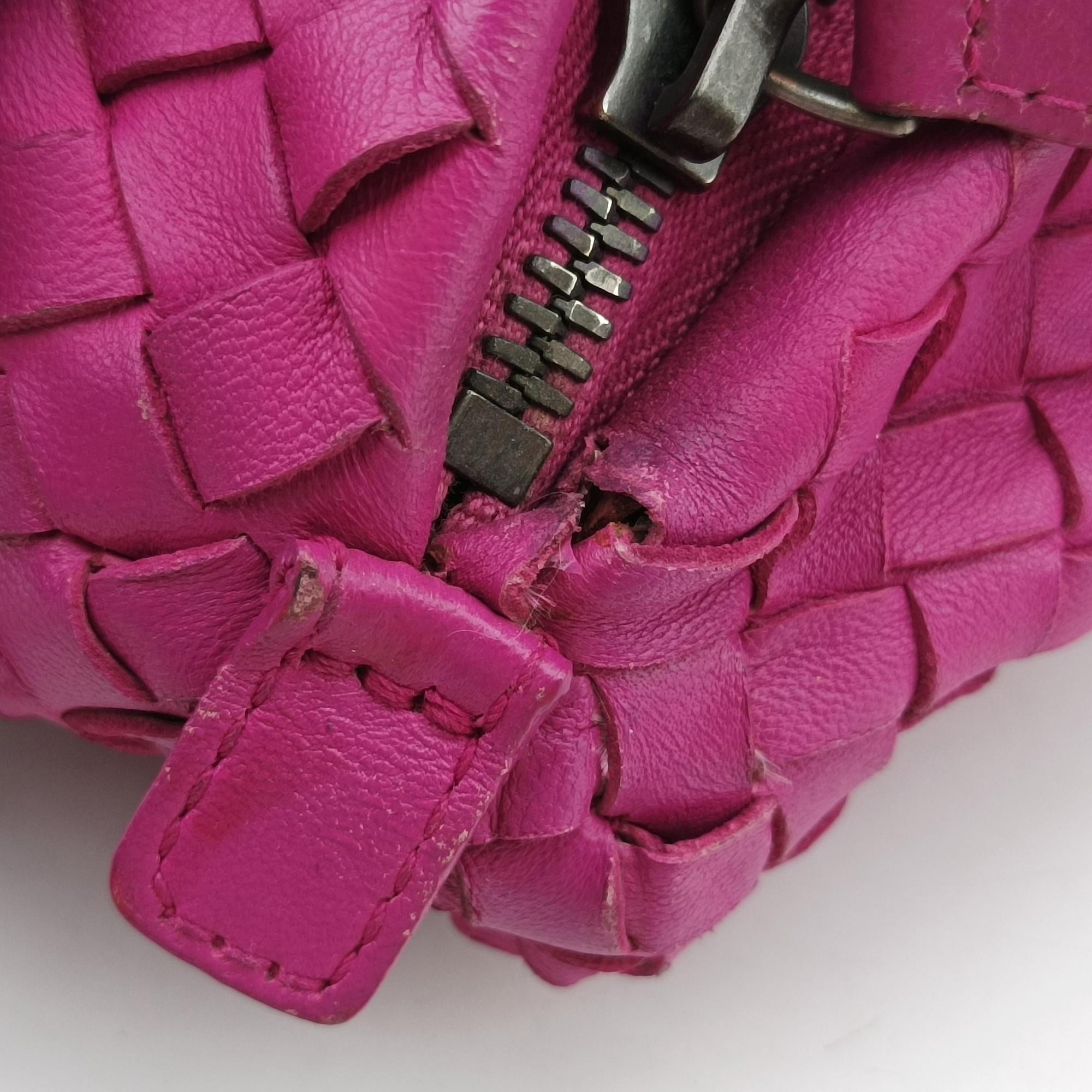 Vintage Bottega Veneta Intrecciato Rose lambskin  shoulderbag | stylenewstar