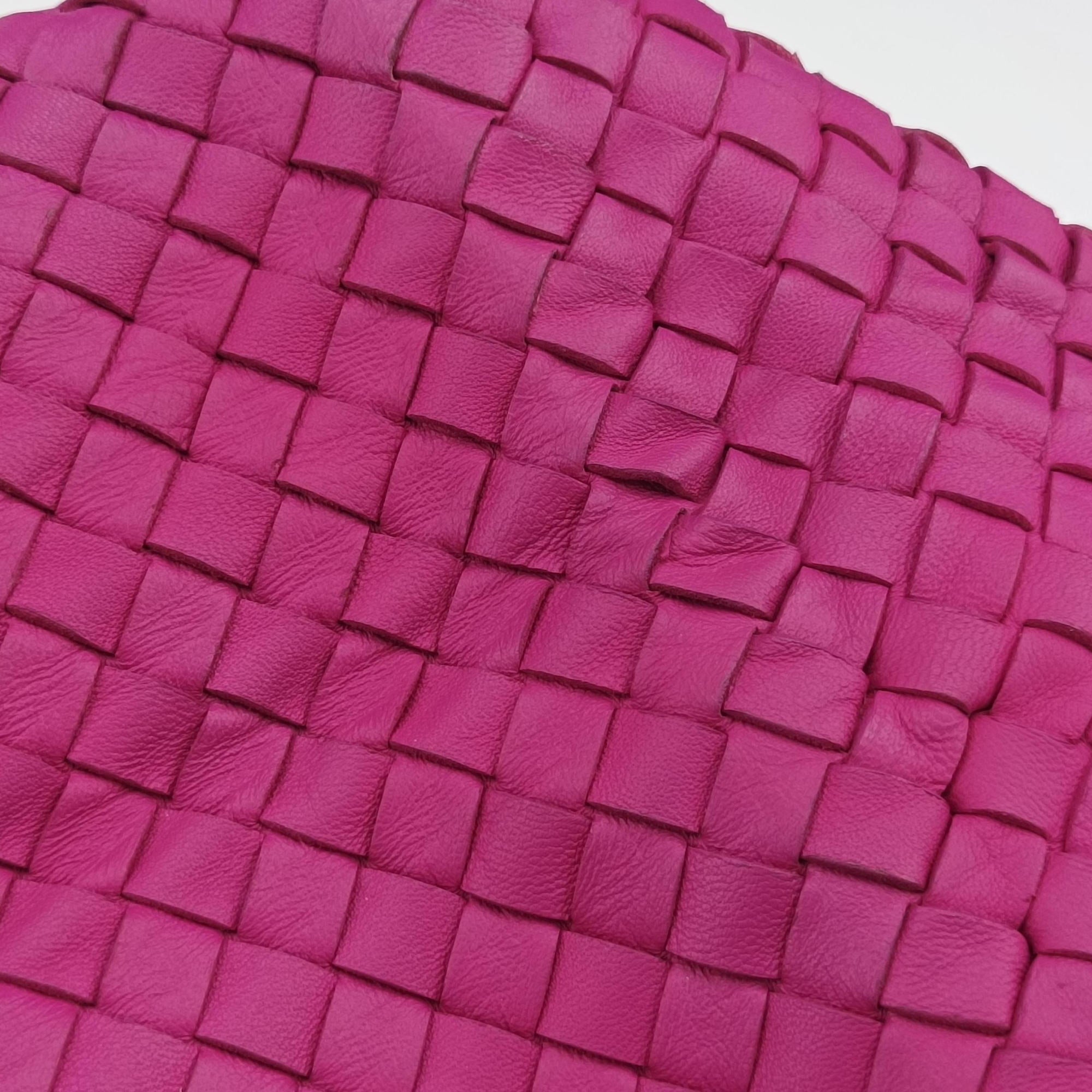Vintage Bottega Veneta Intrecciato Rose lambskin  shoulderbag | stylenewstar