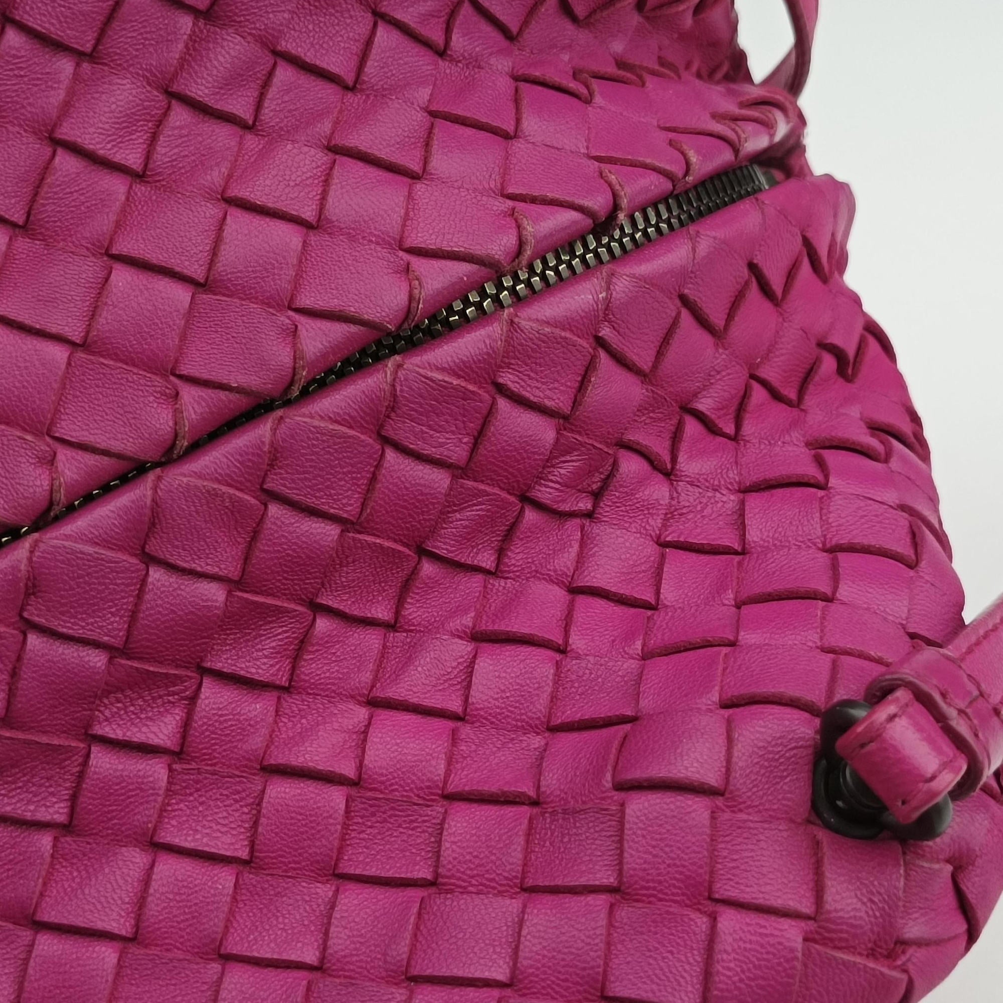 Vintage Bottega Veneta Intrecciato Rose lambskin  shoulderbag | stylenewstar