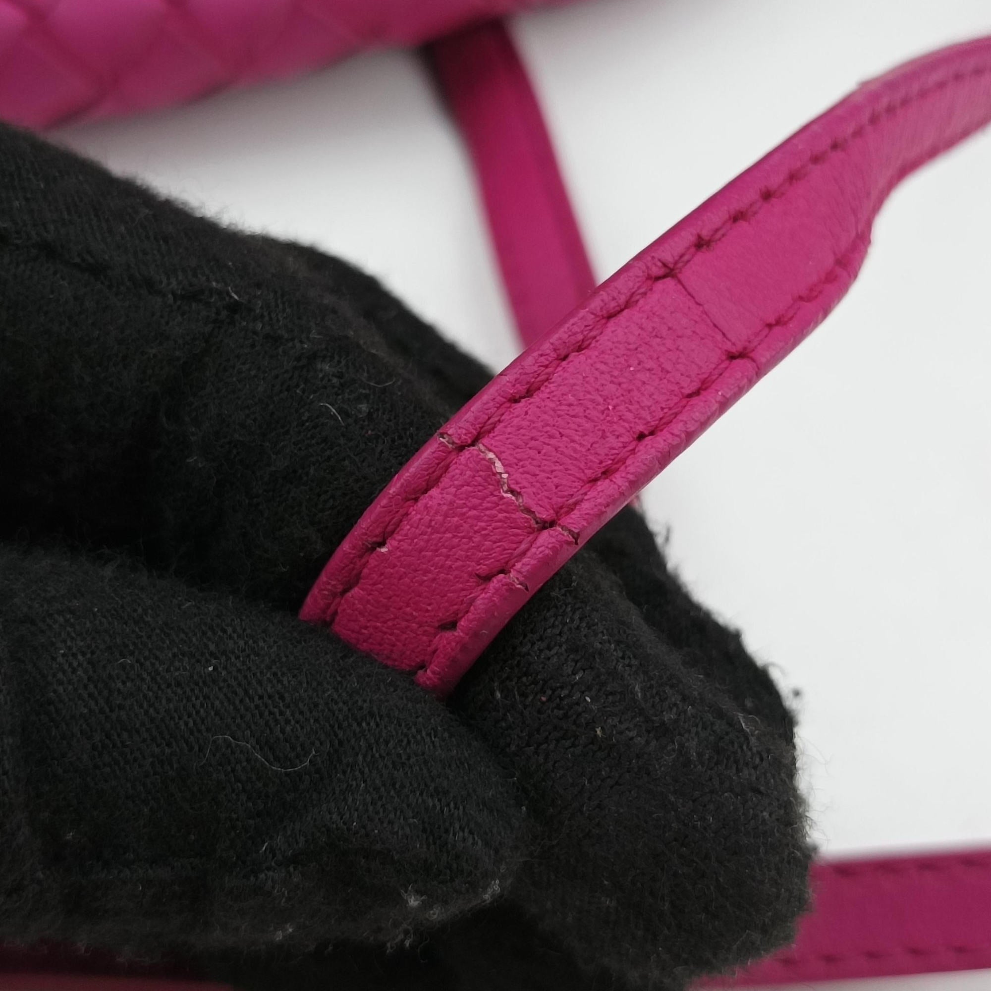 Vintage Bottega Veneta Intrecciato Rose lambskin  shoulderbag | stylenewstar