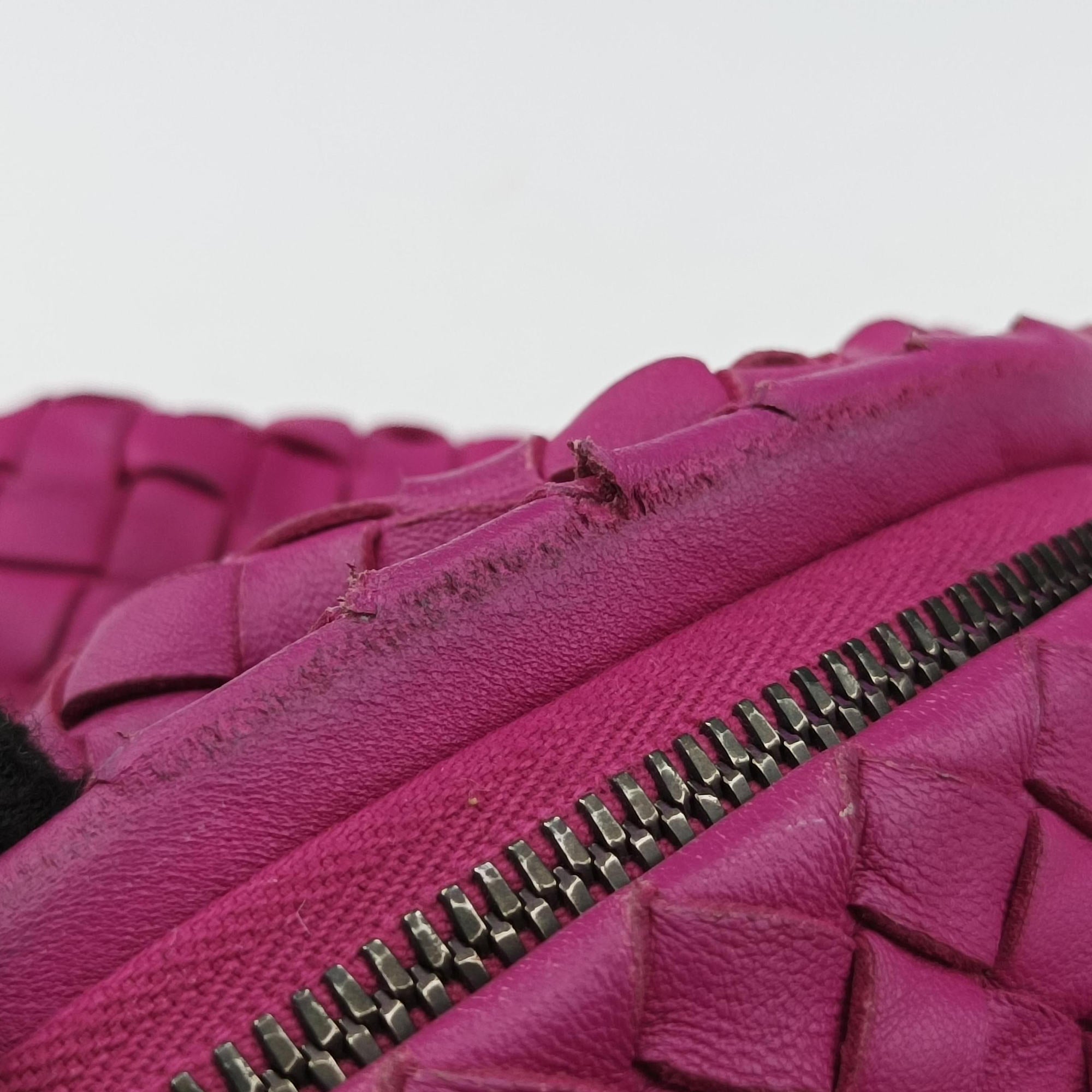 Vintage Bottega Veneta Intrecciato Rose lambskin  shoulderbag | stylenewstar