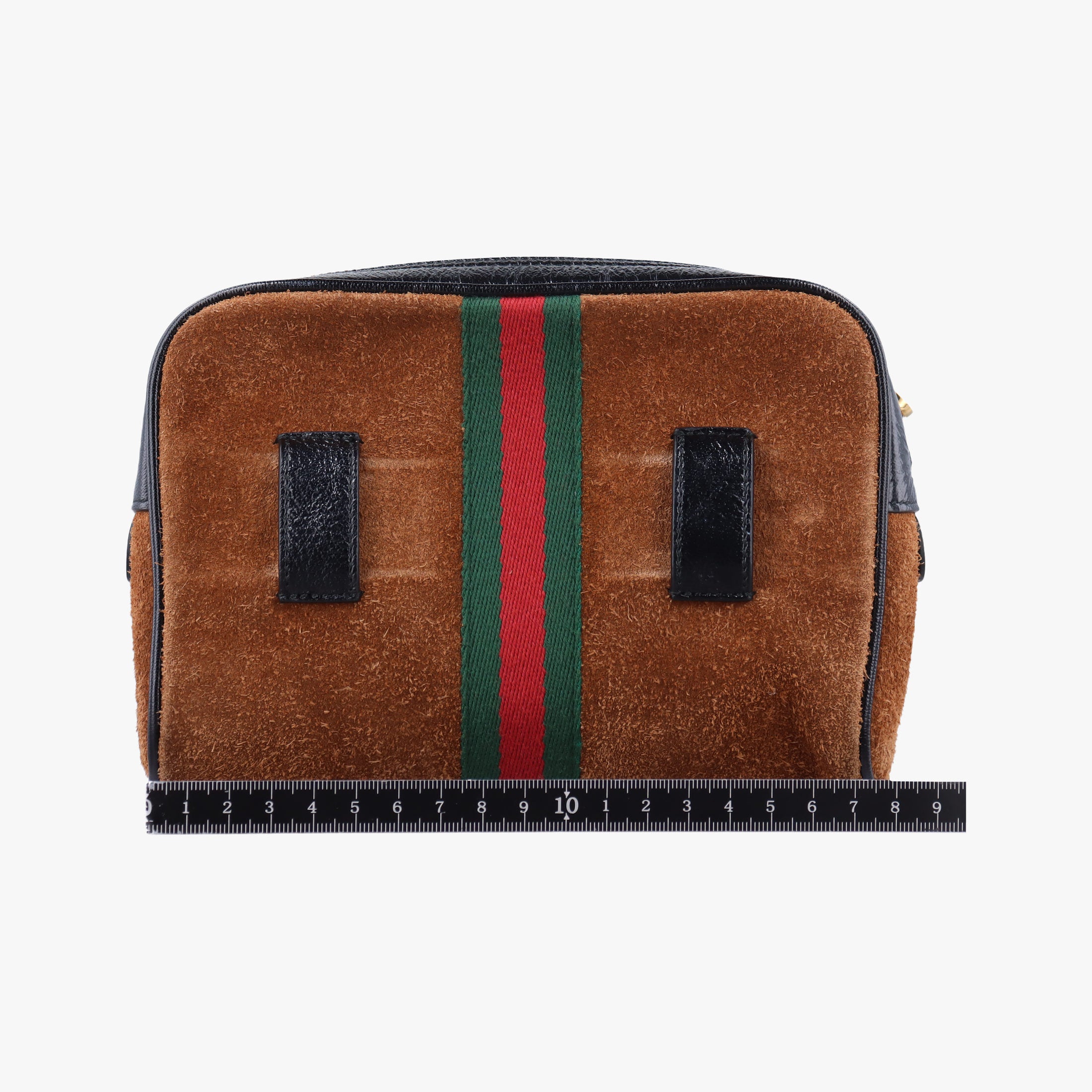 Pre-owned Gucci Ophidia Brown×black×multicolor Suede×leather 517076 bum bag/waist bag | stylenewstar